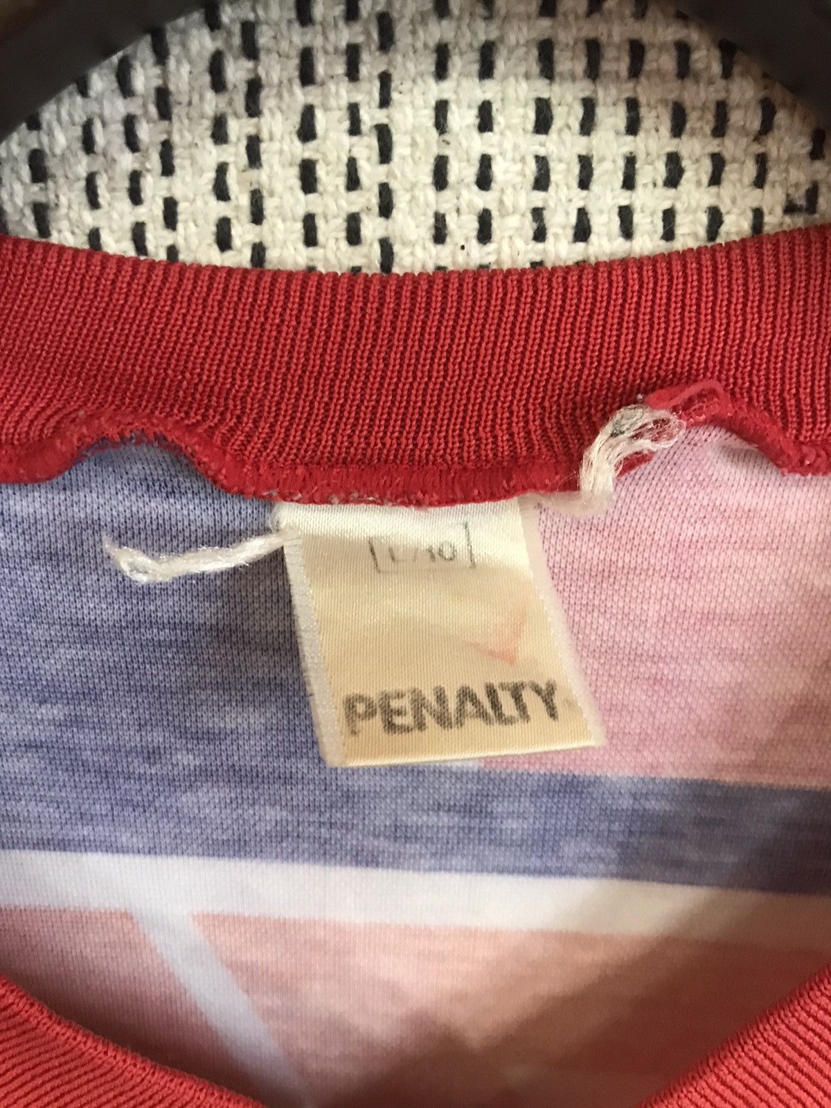 Penalty × Vintage ‼️VINTAGE SAO PAULO JERSEY 1993-94 #10 DISTRESSED‼️ Size US L / EU 52-54 / 3 - 6 Thumbnail