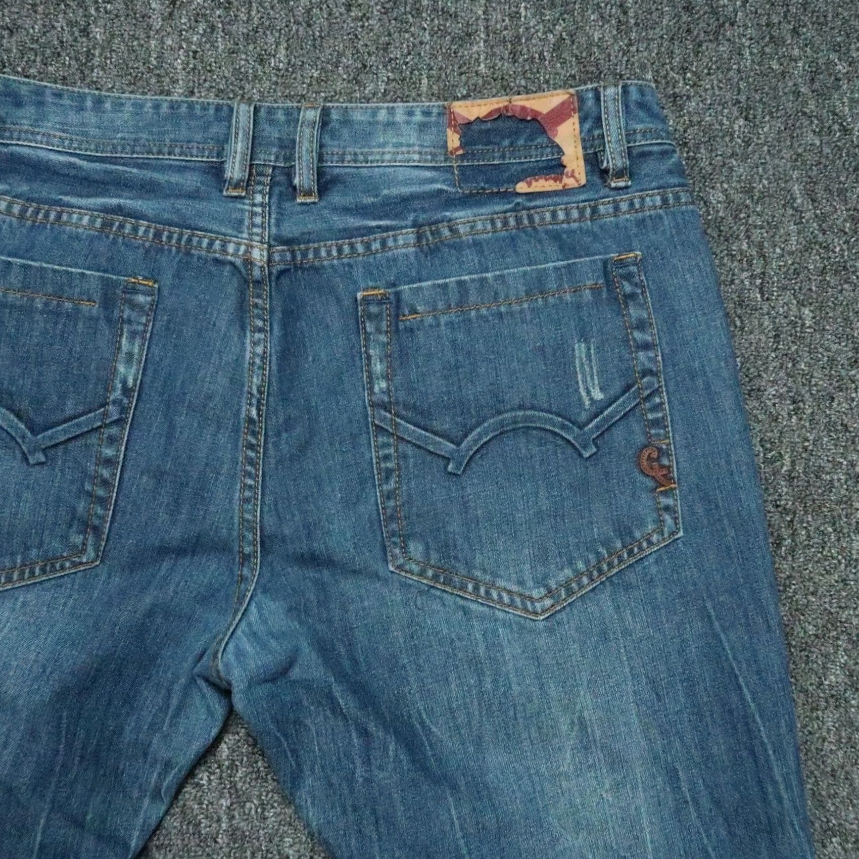Cult Of Individuality Cult Of Individuality Jeans Mens 38x34 Blue Hagen Straight Leg Distressed Size US 38 / EU 54 - 7 Thumbnail