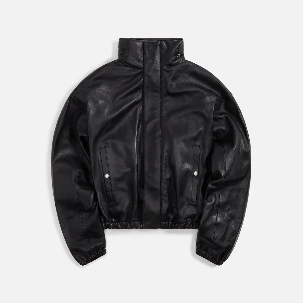 John Elliott John Elliott Leather Jumper Jacket – Black (Size Medium) Size US M / EU 48-50 / 2 - 4 Thumbnail
