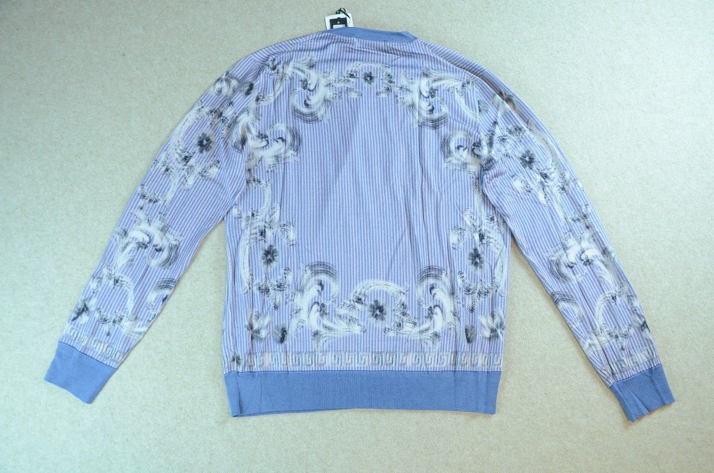 Versace VERSACE Main Line Medusa Print Wool-Silk Knit Sweater Size XL / US 12-14 / IT 48-50 - 6 Thumbnail