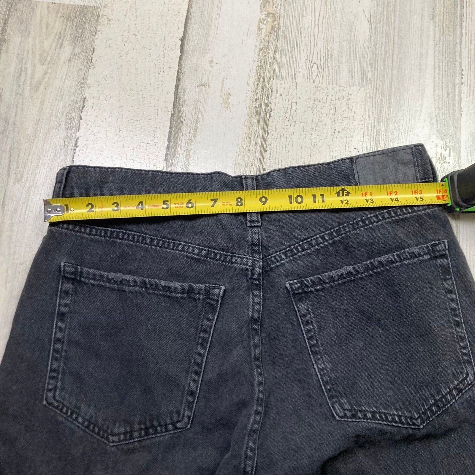Aeropostale Aeropostale Ripped Black 90s Baggy Ripped Jeans Size US 31 - 9 Thumbnail