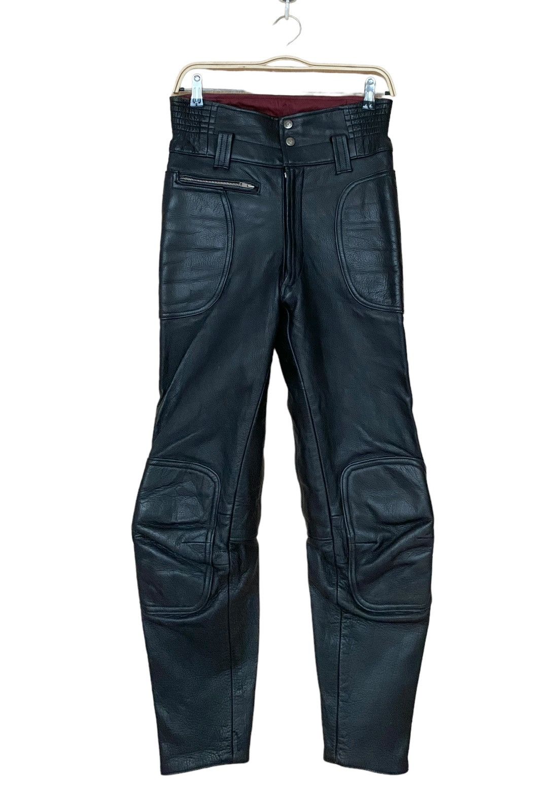 Vintage Vintage Brand Kushitani Motor Cross Leather Pants 1980s Size US 30 / EU 46 - 2 Thumbnail