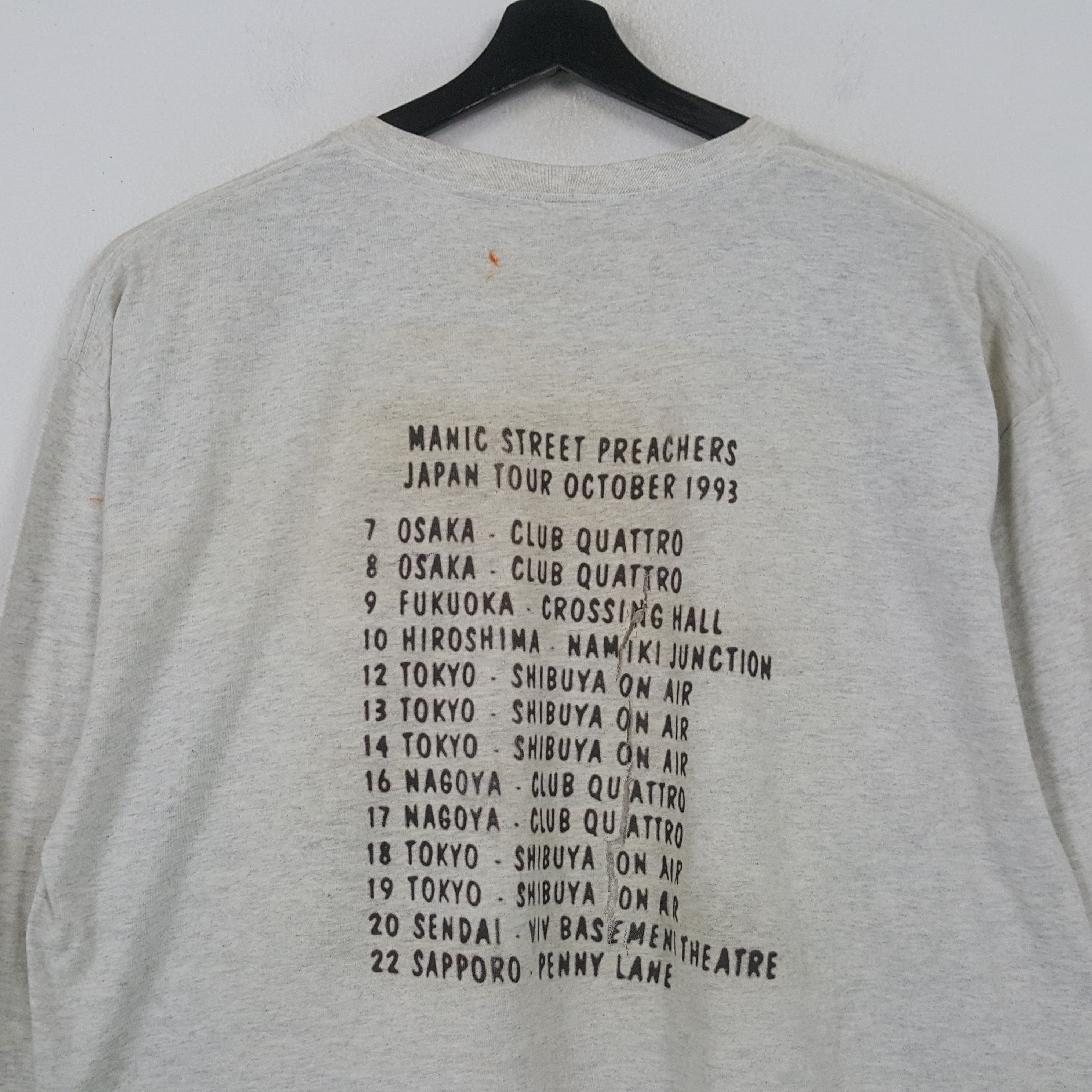 Vintage Manic Street Preachers Long Sleeve Tshirt 32 Size US XXL / EU 58 / 5 - 4 Thumbnail