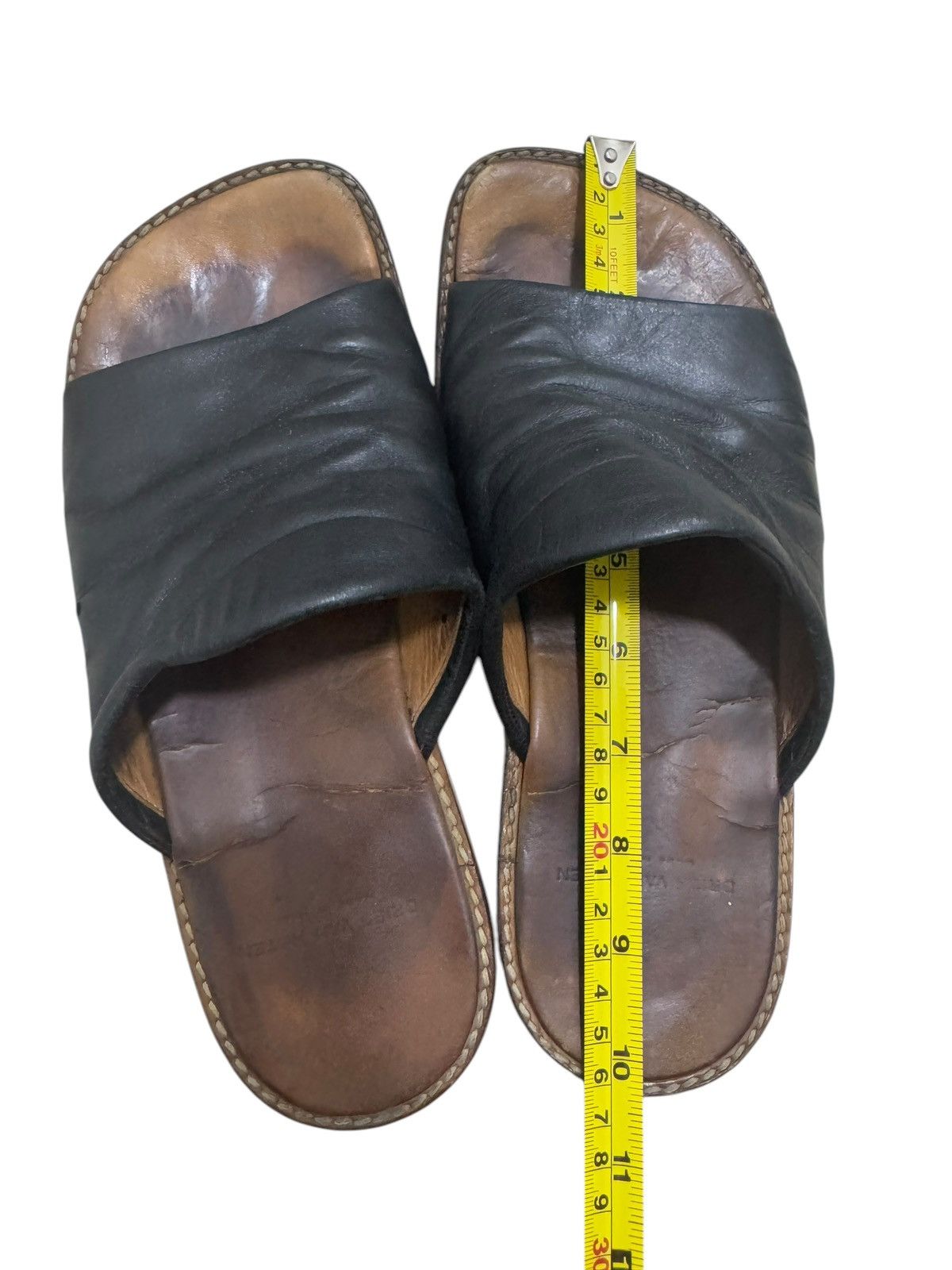 Designer × Dries Van Noten × Leather FLAT DRIES VAN NOTEN LEATHER SLIDE Size US 7.5 / EU 40-41 - 10 Thumbnail