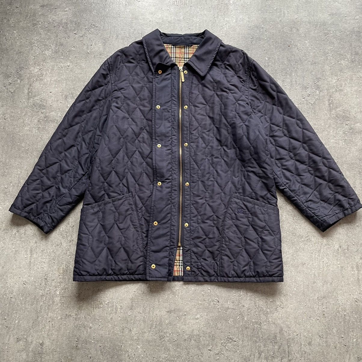 Burberry × Vintage Vintage Burberrys Womes Coat Nova Check Size M / US 6-8 / IT 42-44 - 1 Thumbnail
