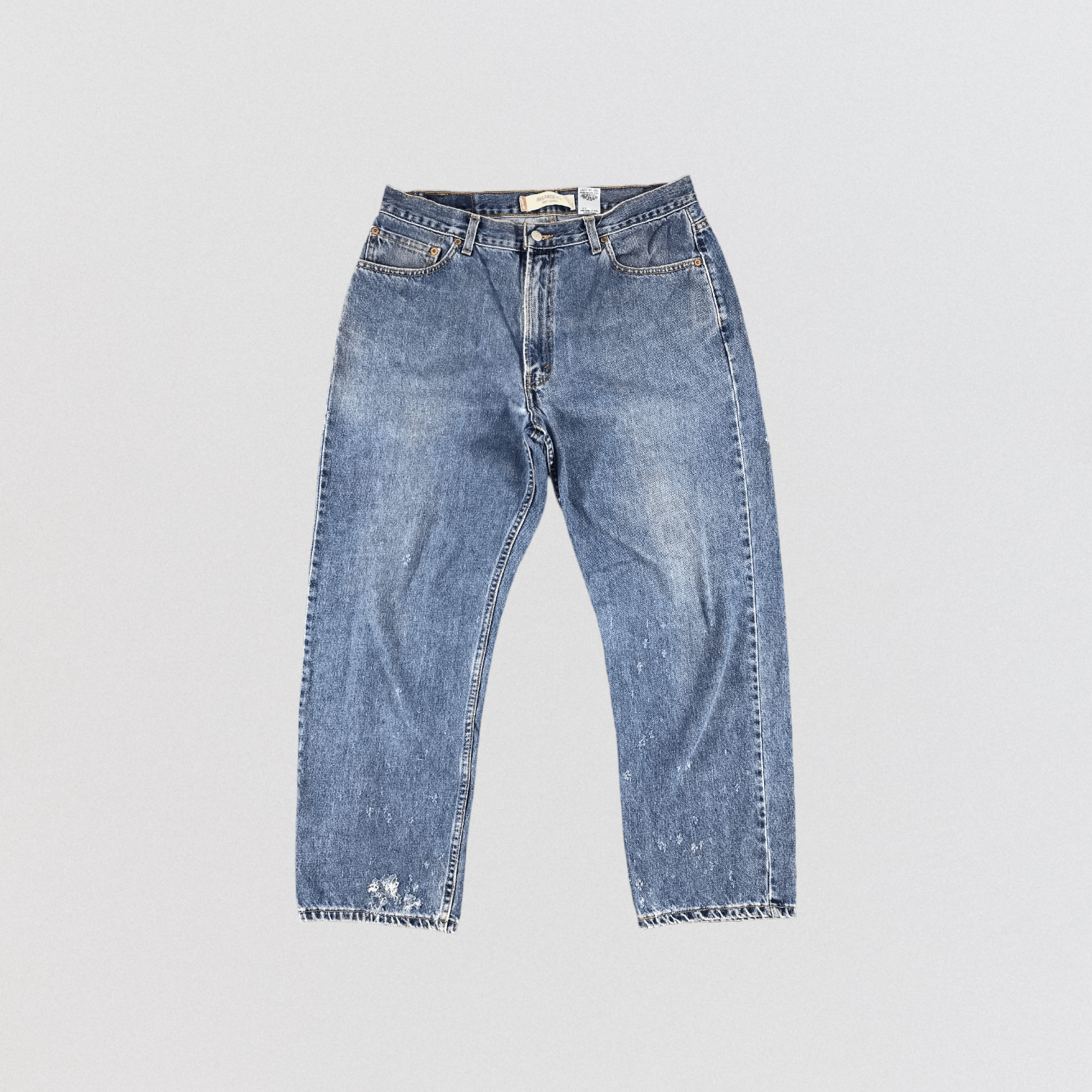 image of Vintage Levis 550 Denim Jeans-Jm711 in Blue, Men's (Size 35)