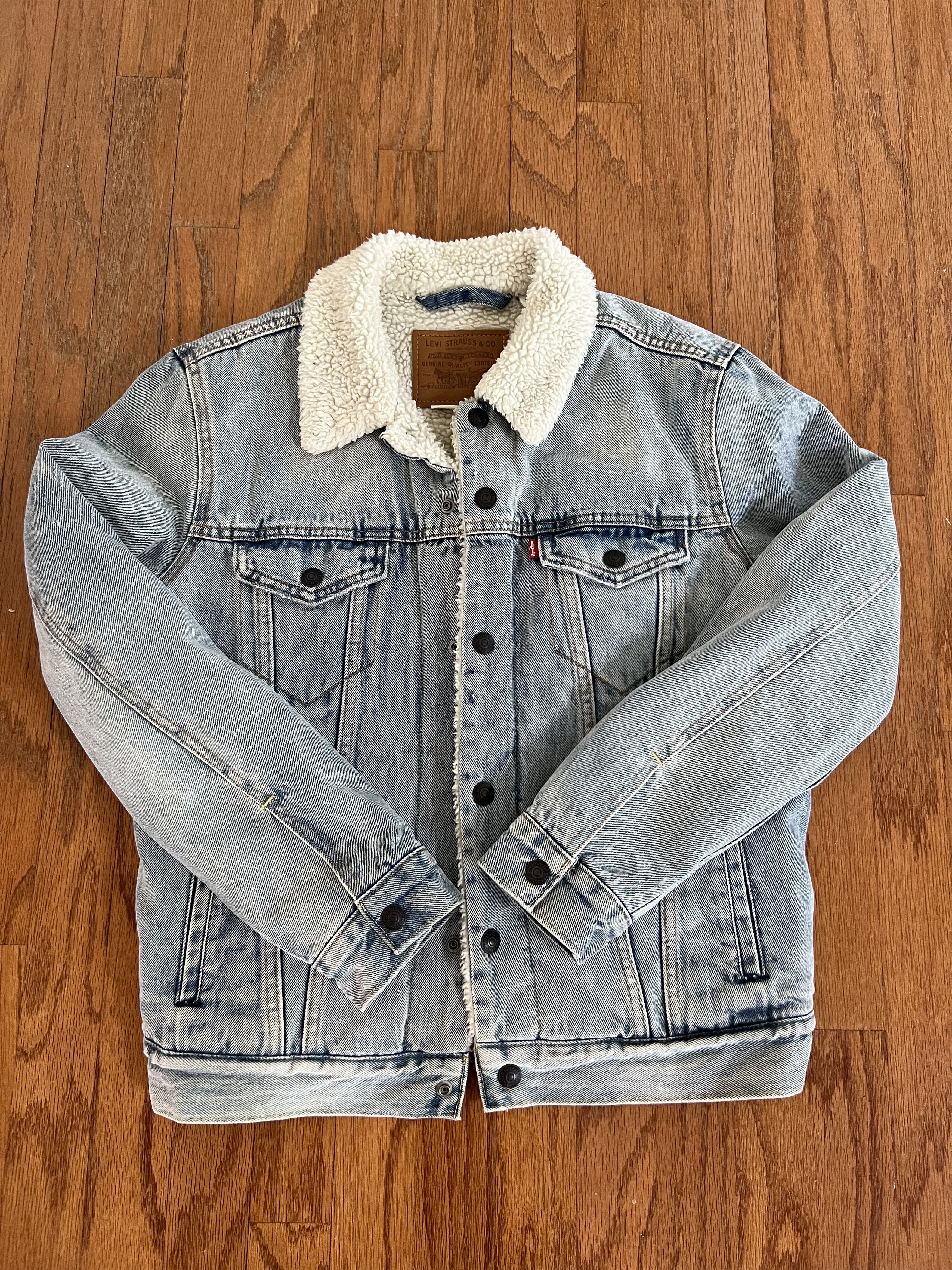 Levi's Levi's Sherpa Denim Jacket Size US S / EU 44-46 / 1 - 1 Thumbnail