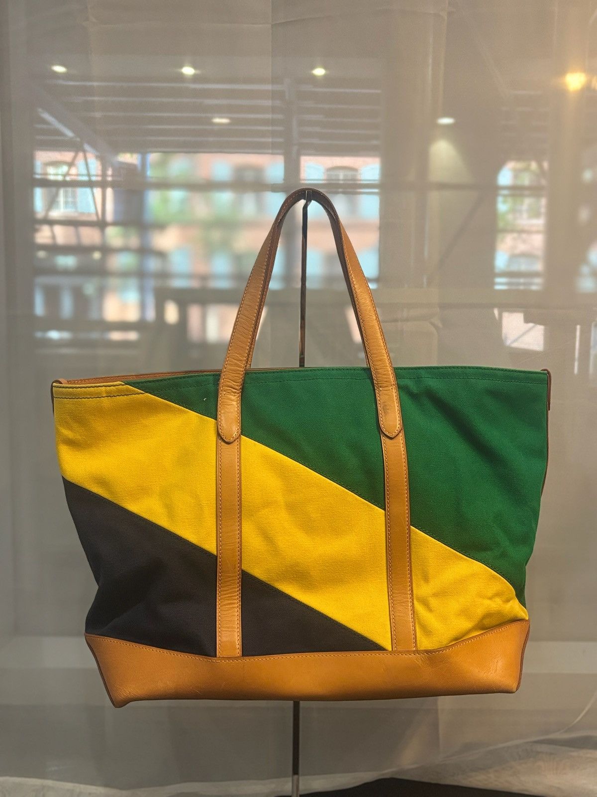 Ralph Lauren 2010 Ralph Lauren Canvas Prototype Tote Size ONE SIZE - 3 Thumbnail