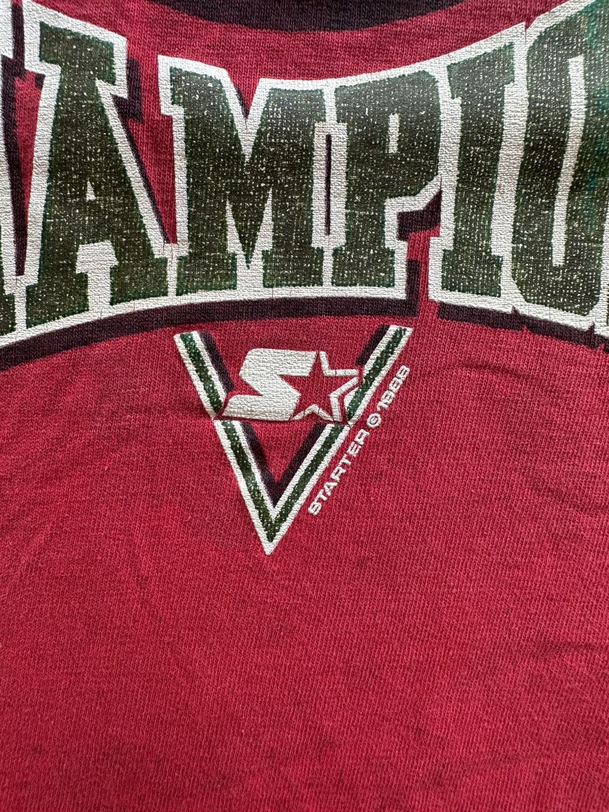 Starter × Vintage Vintage Starter 49Ers 1988 Faded Tee Size US L / EU 52-54 / 3 - 3 Thumbnail