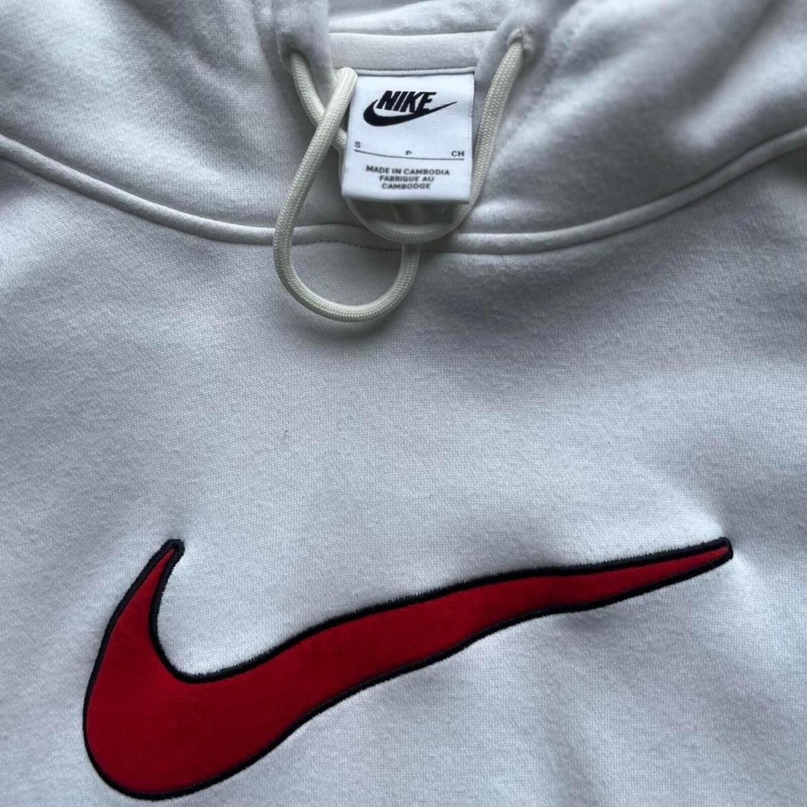Nike Women’s Oversized Nike Swoosh Sportswear Boyfriend Hoodie Size XL / US 12-14 / IT 48-50 - 3 Thumbnail