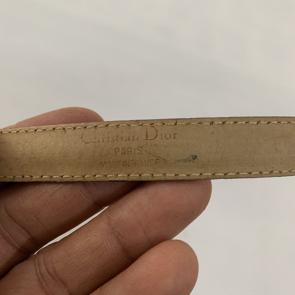 Christian Dior Monsieur CHRISTIAN DIOR Leather Belts Size ONE SIZE - 9 Thumbnail
