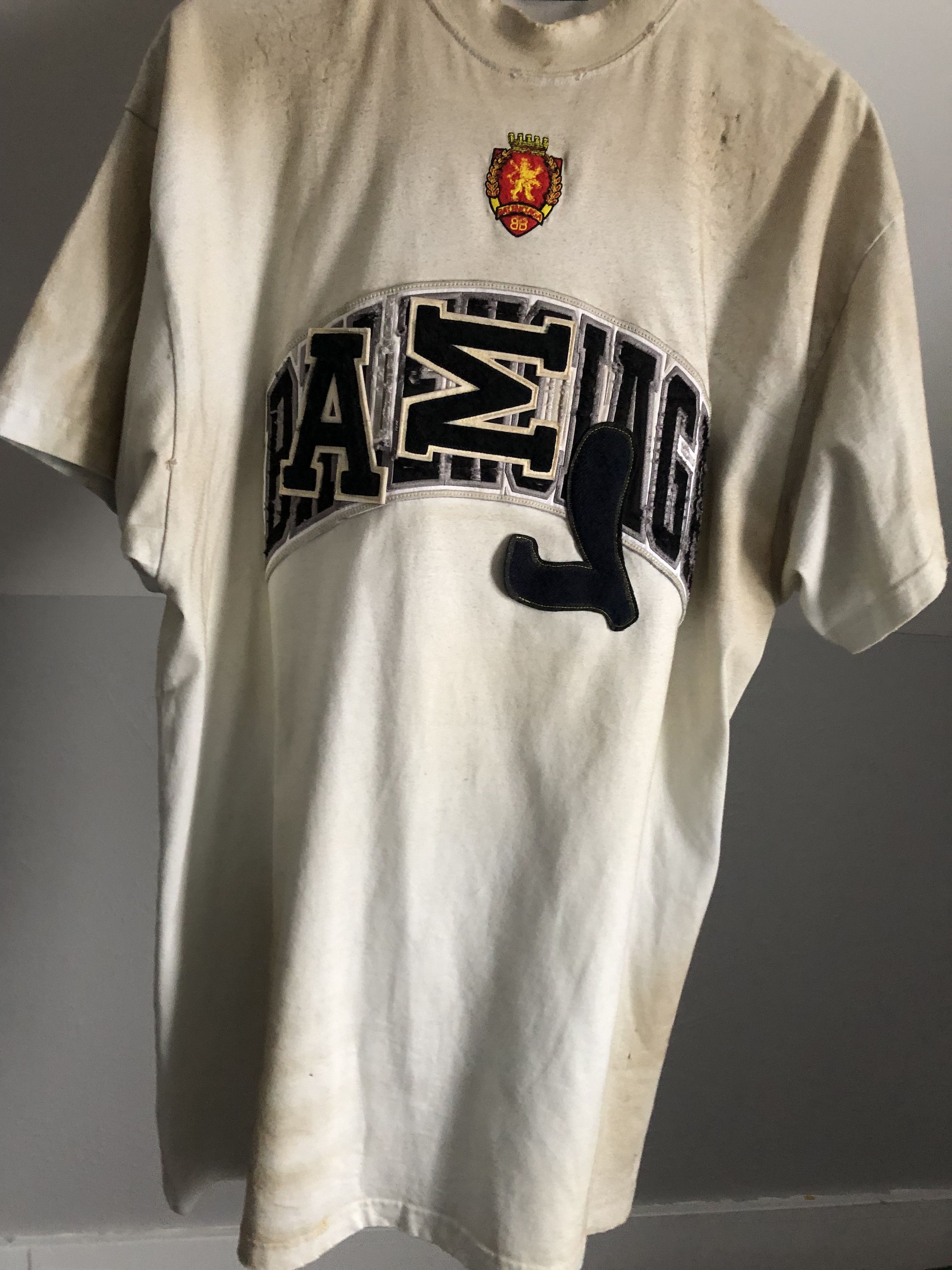 BALENCIAGA Oversized Skater Tシャツ Balenciaga Skater T Shirt Oversized - 1300 Heather Grey