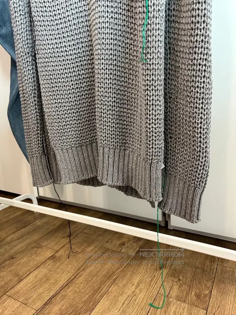 Jil Sander Jil Sander size 48 Long knitted pullover in grey Size M / US 6-8 / IT 42-44 - 5 Thumbnail