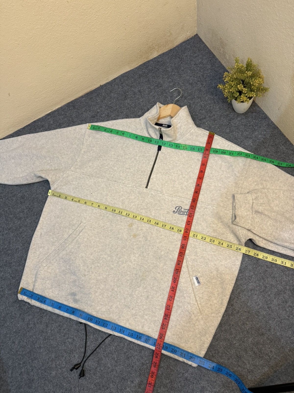Vintage 🔥VINTAGE 🔥 PepsiCola Fleece Half Zipper Size US L / EU 52-54 / 3 - 11 Thumbnail