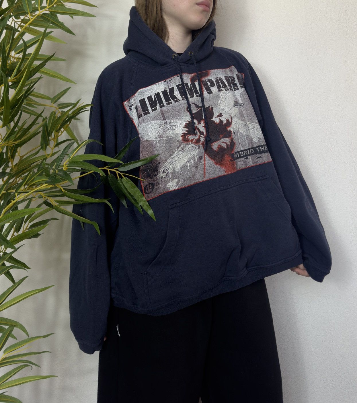 Band Tees VINTAGE LINKING PANK 2000s BOXY FIT HOODIE Size US XL / EU 56 / 4 - 4 Thumbnail