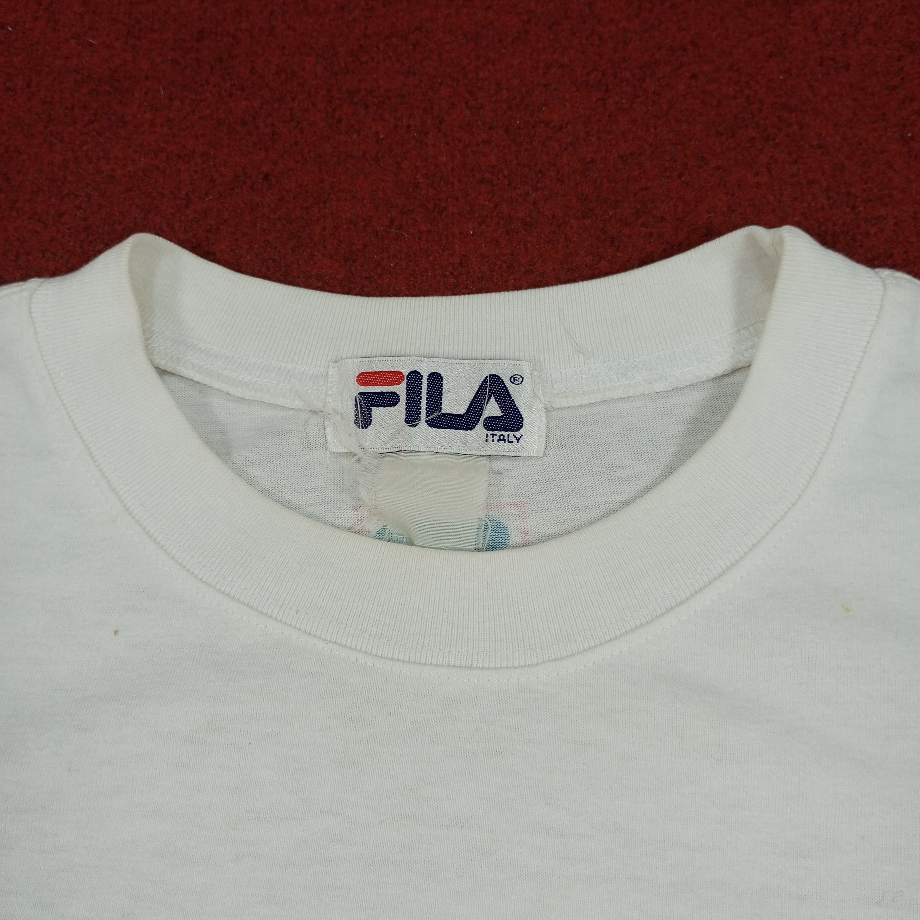 Fila × Vintage Fila Center Art Design Style Tshirt Size US XL / EU 56 / 4 - 6 Thumbnail