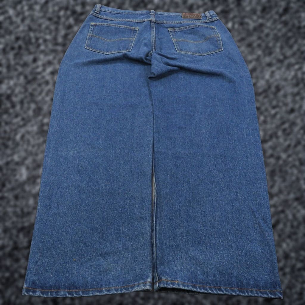 AQUA VINTAGE Aqua Surf Jeans 36x30 Baggy Wide-Leg Men Blue Denim 5-Pocket 90s Grunge Hip Hop Style Size US 36 / EU 52 - 1 Thumbnail