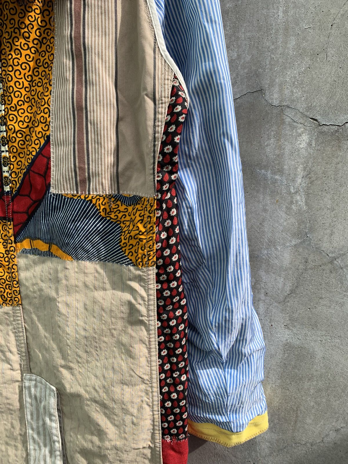 Junya Watanabe SS16 RUNWAY Patchwork Reversible Double Breasted Coat Size US S / EU 44-46 / 1 - 10 Thumbnail