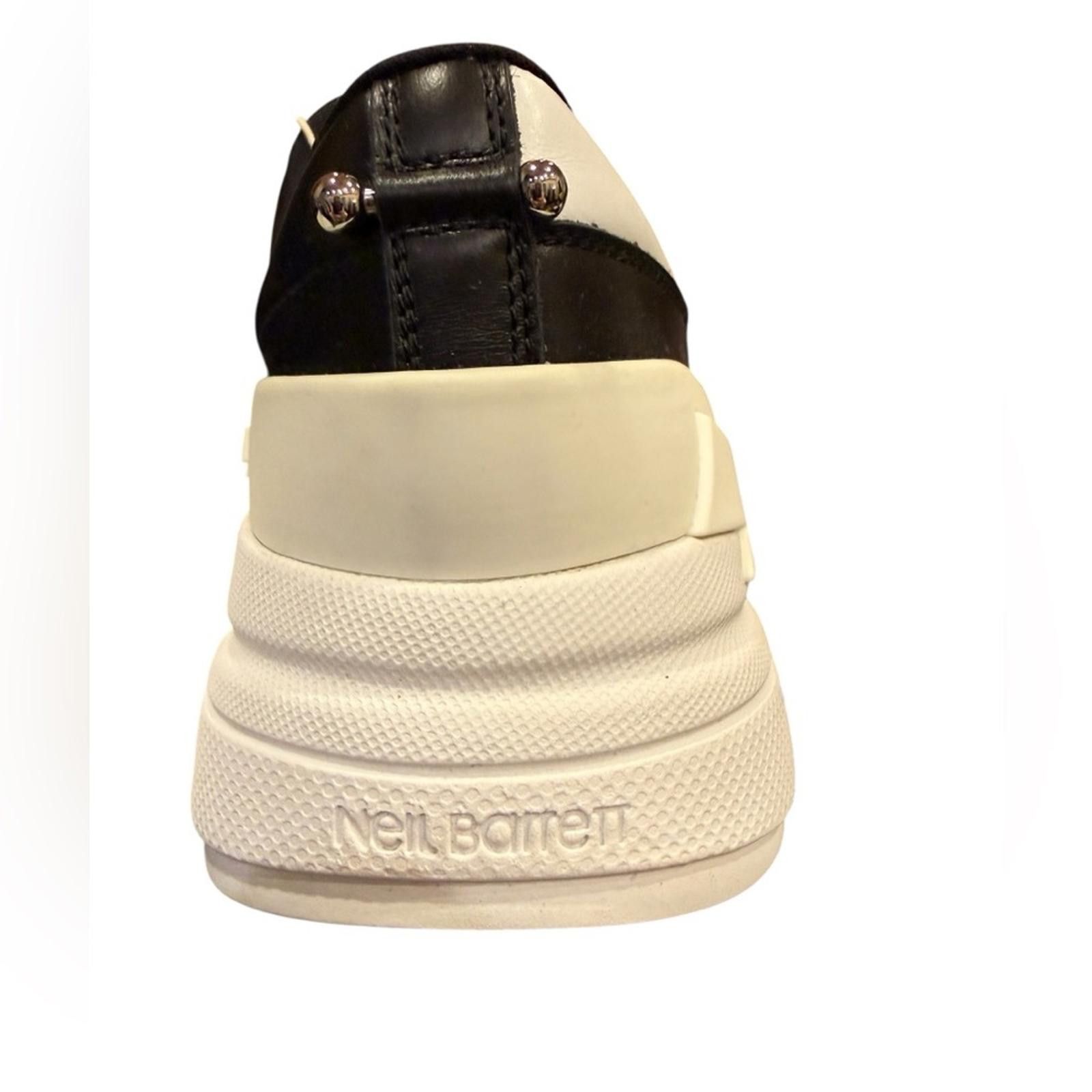 Neil Barrett Neil Barrett Hybrid Bolt 09Leather Sneakers Sz 8 Size US 8 / EU 41 - 9 Thumbnail