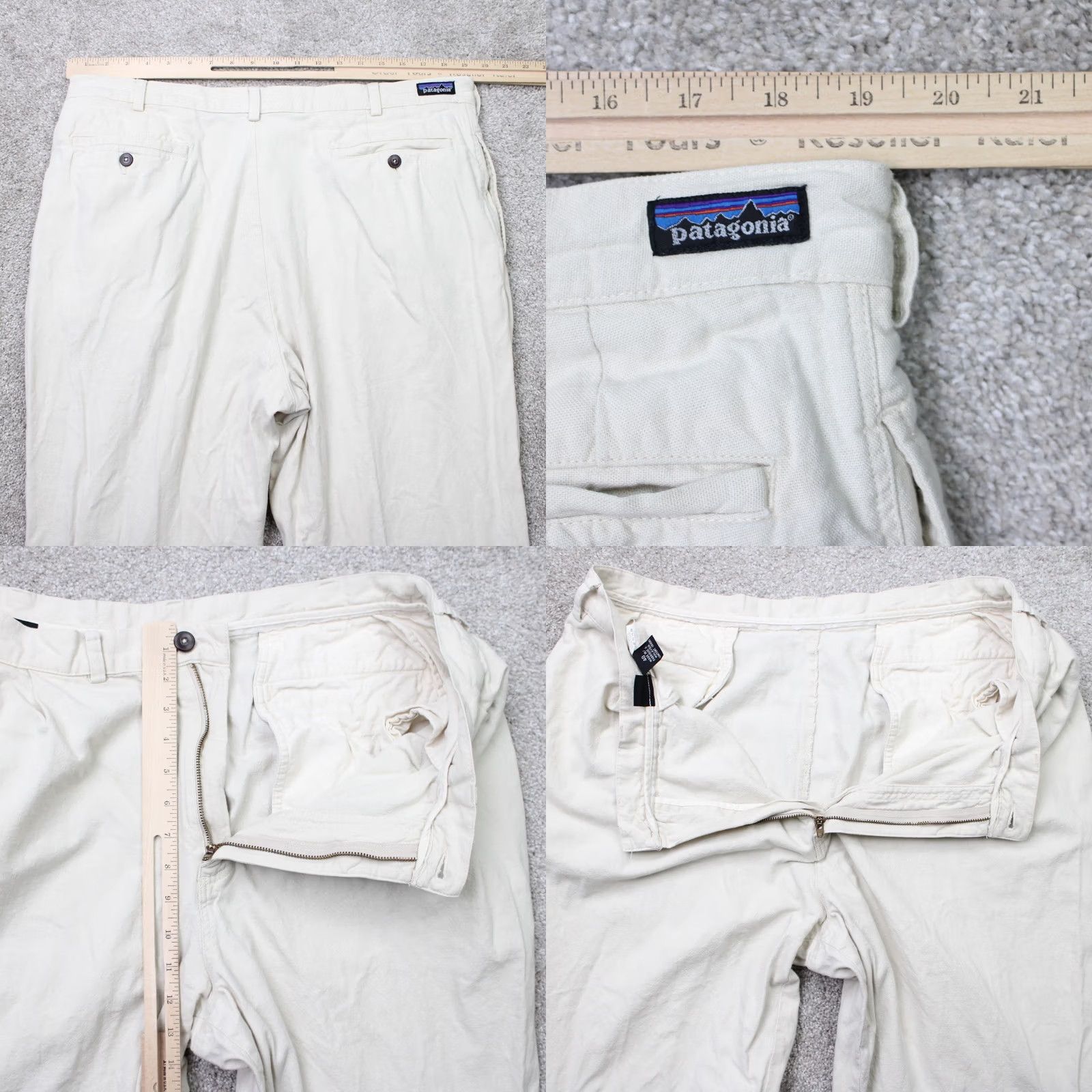 Patagonia Patagonia Pants Mens 40x30 Beige 100% Organic Cotton Work Straight Leg Chino Jeans Size US 40 / EU 56 - 8 Thumbnail