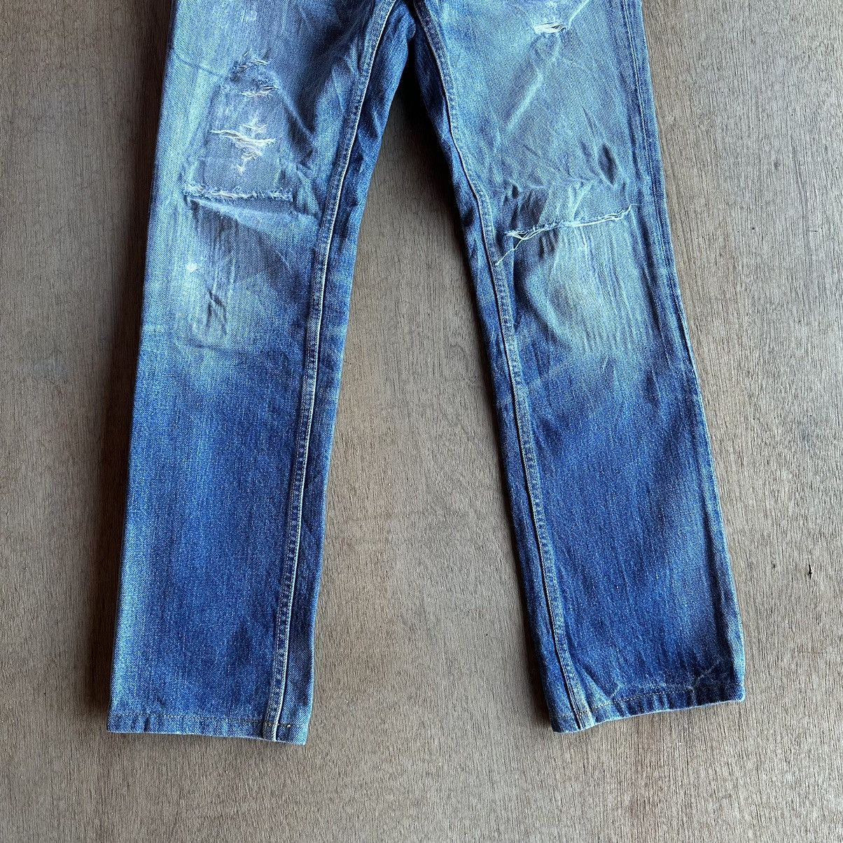 Japanese Brand Distressed Denim Vintage LOUNGE LIZARD Japan Jeans Pants W30 Size US 30 / EU 46 - 9 Thumbnail