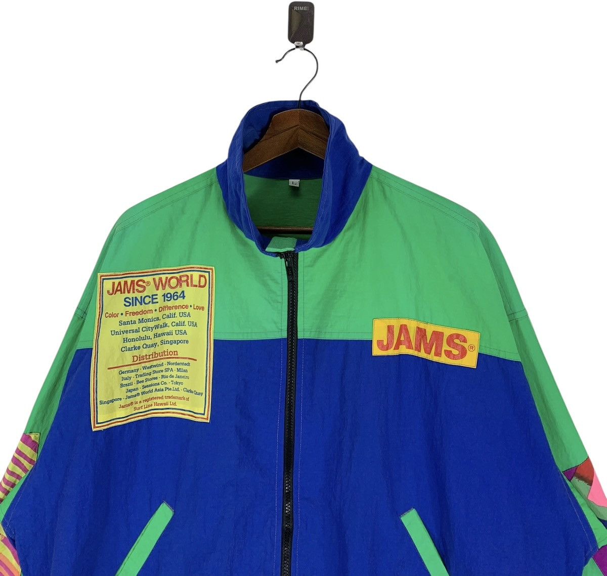 Jams World 80s Jams World Honolulu Hawaii Color Block Patches Jacket Size US L / EU 52-54 / 3 - 5 Thumbnail