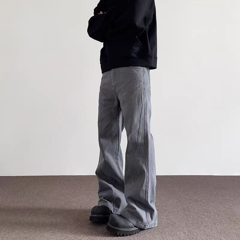 Japanese Brand × Vintage High Street Vintage Micro Flare Work Casual Pants Size US 32 / EU 48 - 3 Thumbnail