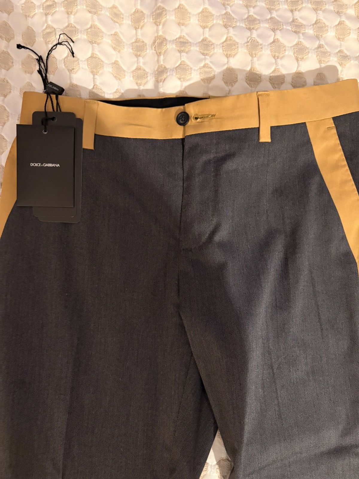 Dolce & Gabbana Dolce & Gabbana Grey Dress Pants Size US 28 / EU 44 - 3 Thumbnail