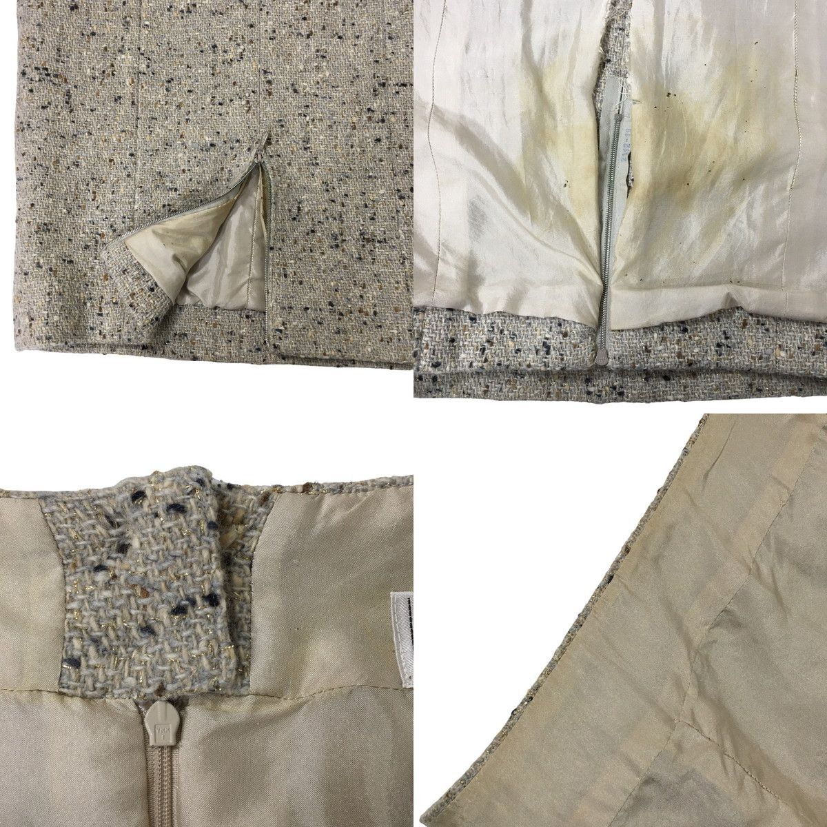 Chanel Chanel vintage 99A Fall Brown Tweed Long Jacket skirt wome Size S / US 4 / IT 40 - 10 Thumbnail