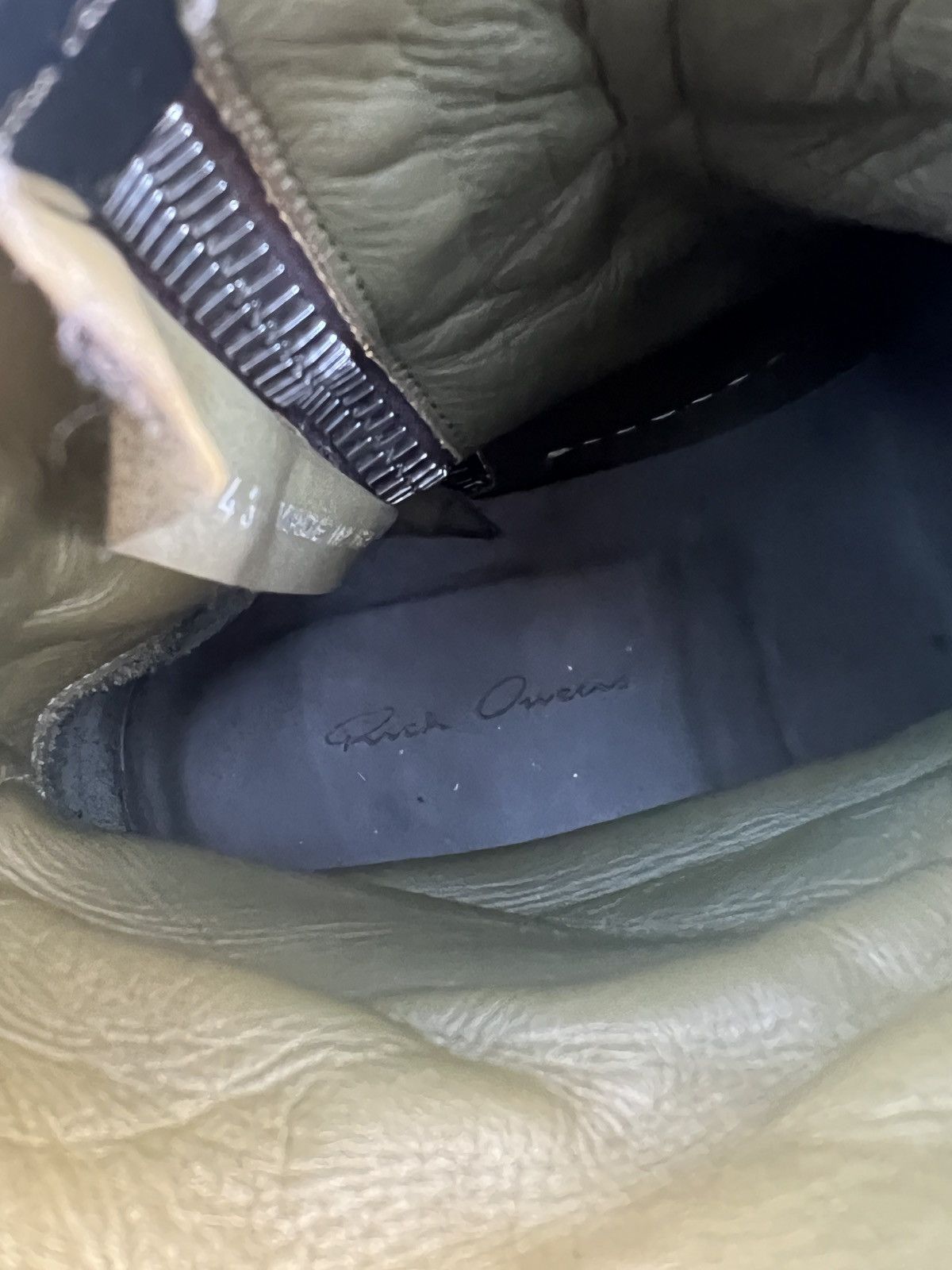 Rick Owens Babel Ramones Size US 10 / EU 43 - 19 Thumbnail