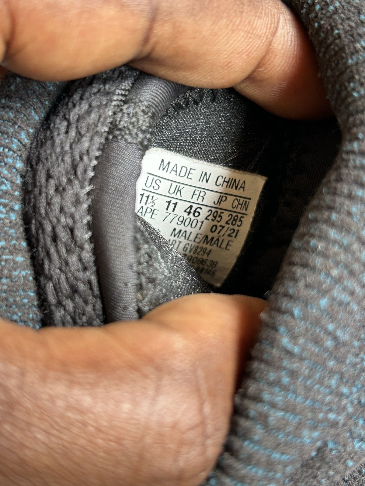 Adidas × Kanye West Adidas Yeezy BSKTBL Knit Slate Blue US11.5UK11 Size US 11.5 / EU 44-45 - 10 Thumbnail