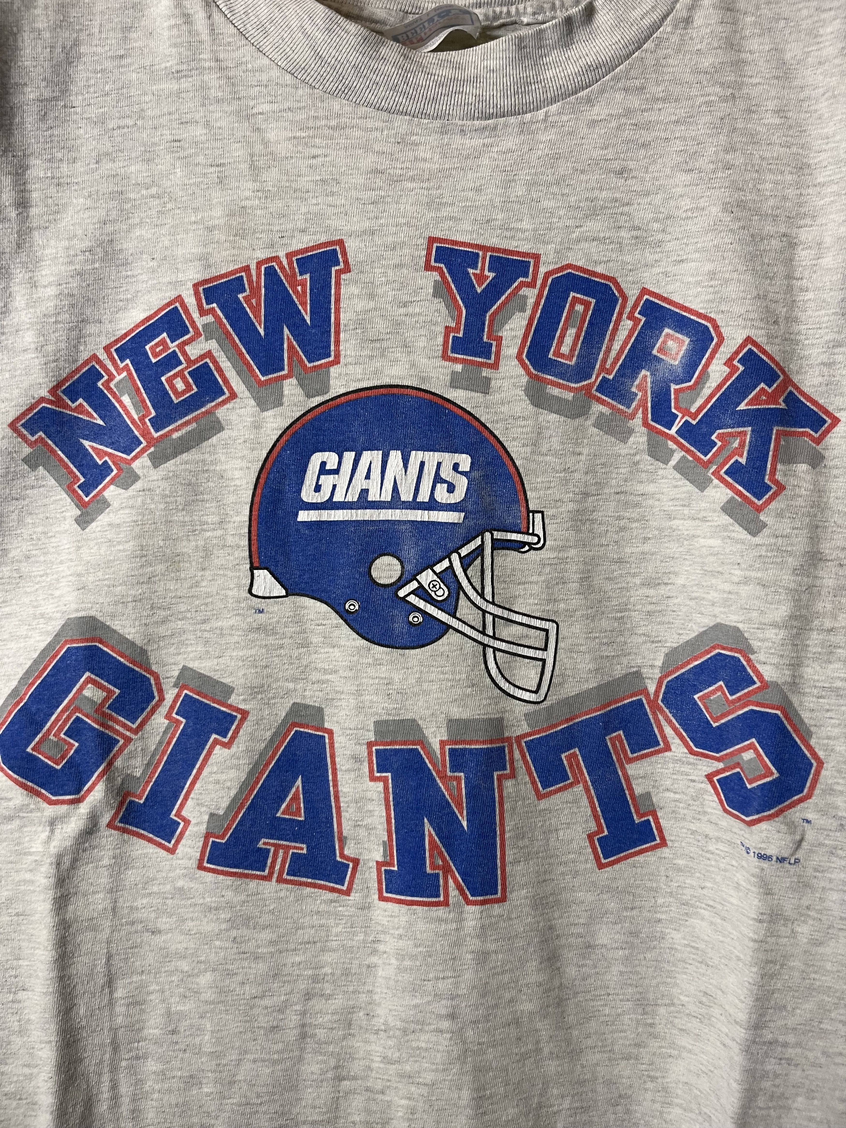 NFL × Vintage 1996 NFL New York Giants USA Hanes Beffy T Shirt Size US L / EU 52-54 / 3 - 2 Thumbnail