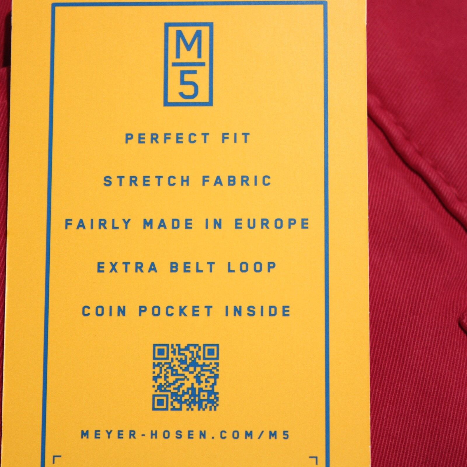 Other Meyer New with tags Chino Size 33 US In Red Size US 33 - 6 Thumbnail