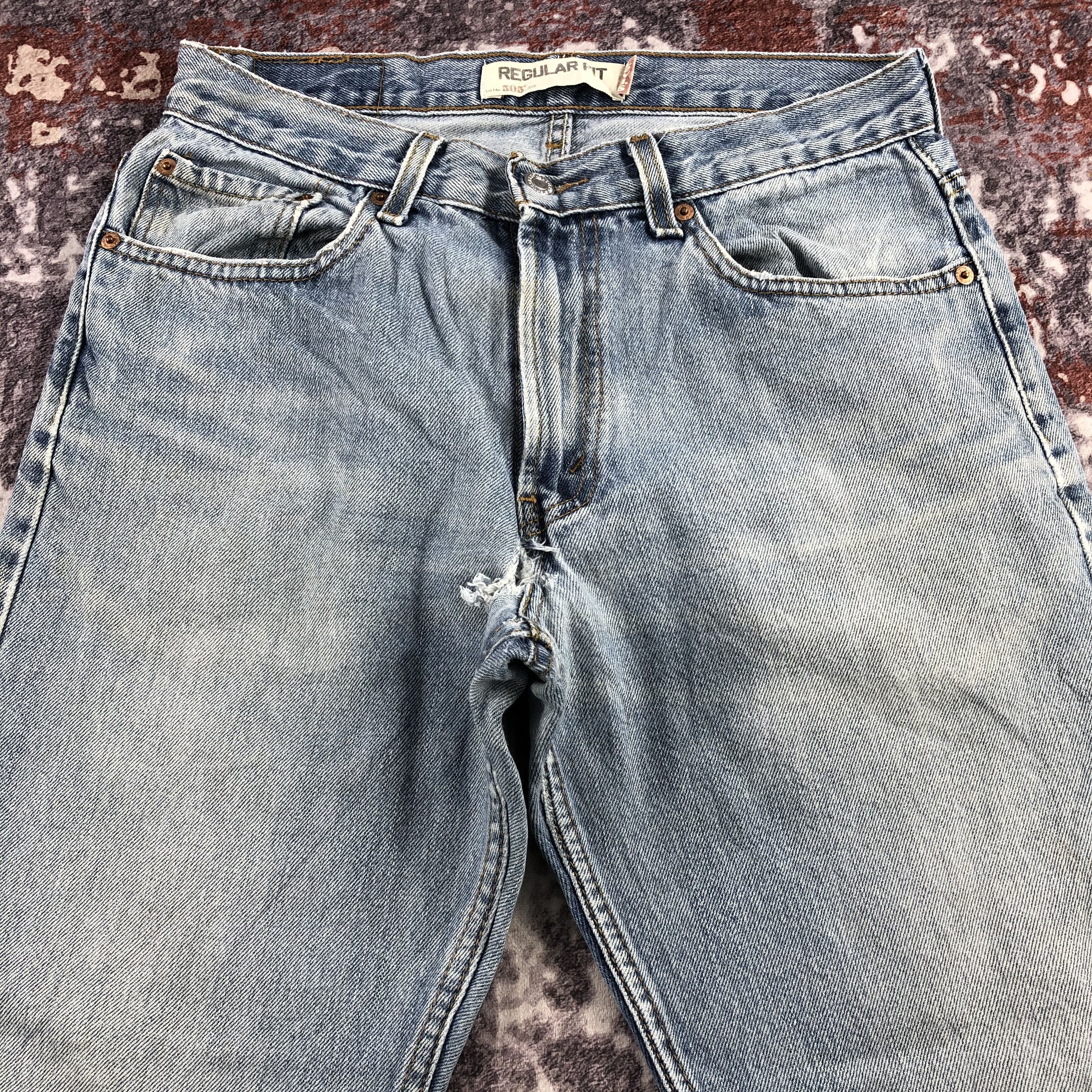 Levi's × Vintage Vintage Light Wash Levis 505 Jeans-JM2569 Size US 31 - 3 Thumbnail
