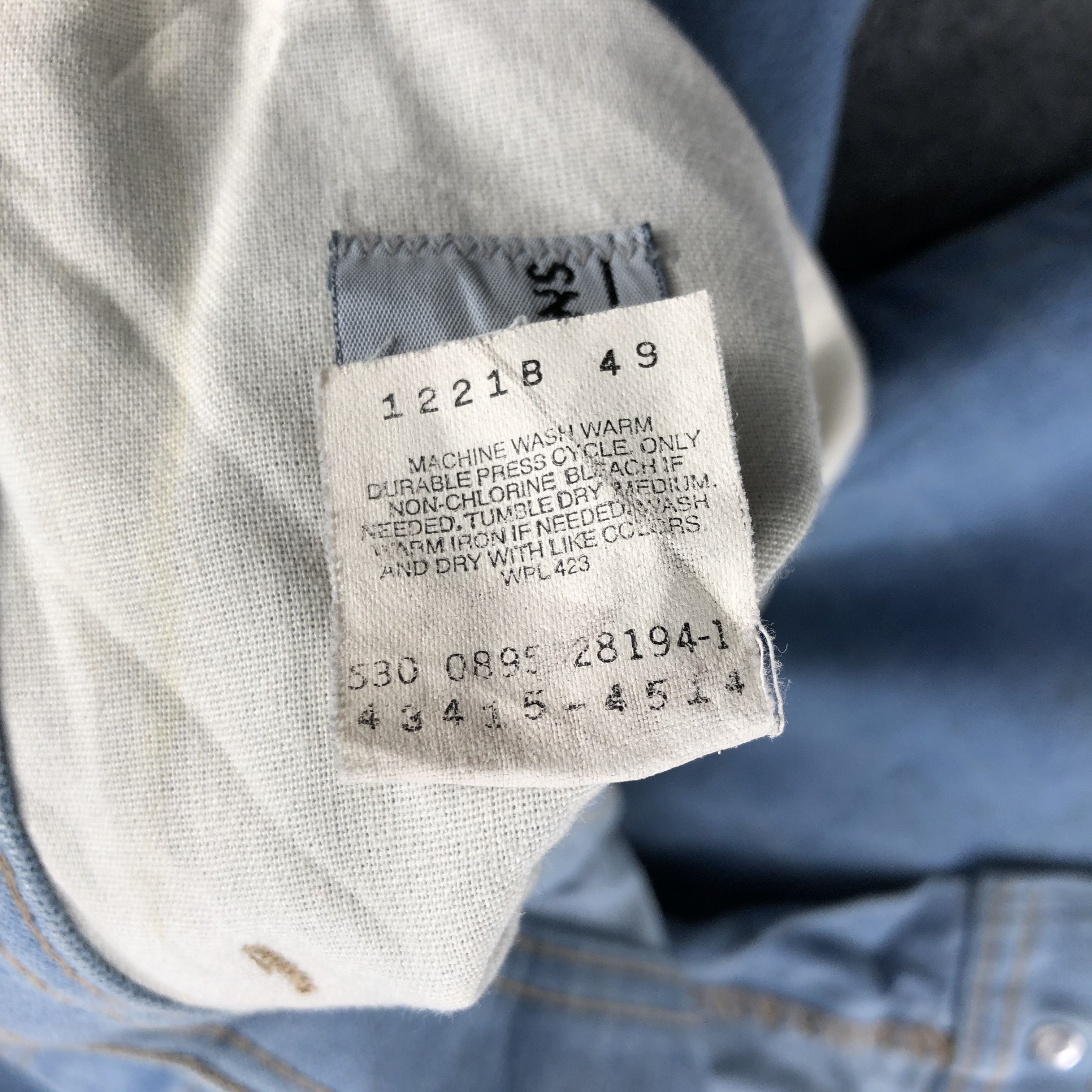 Levi's Vintage Light Wash Levis Jeans-J2176 Size US 40 / EU 56 - 12 Thumbnail