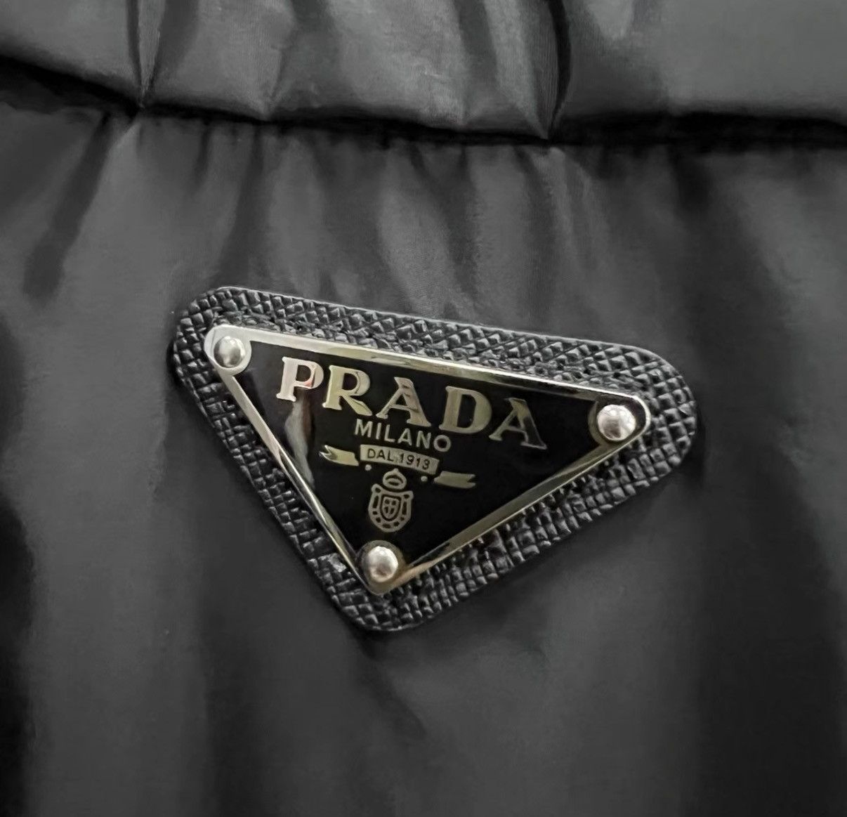 Prada Prada black triangle logo reversible leather jacket J41 Size US L / EU 52-54 / 3 - 5 Thumbnail