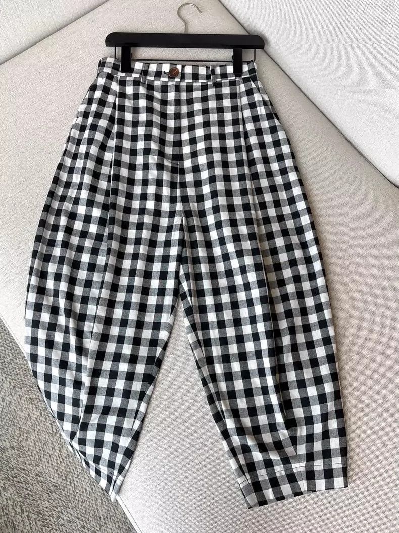 Vivienne Westwood Vivienne Westwood sizeS Embroidered plaid trousers Size 26" / US 2 / IT 38 - 4 Thumbnail