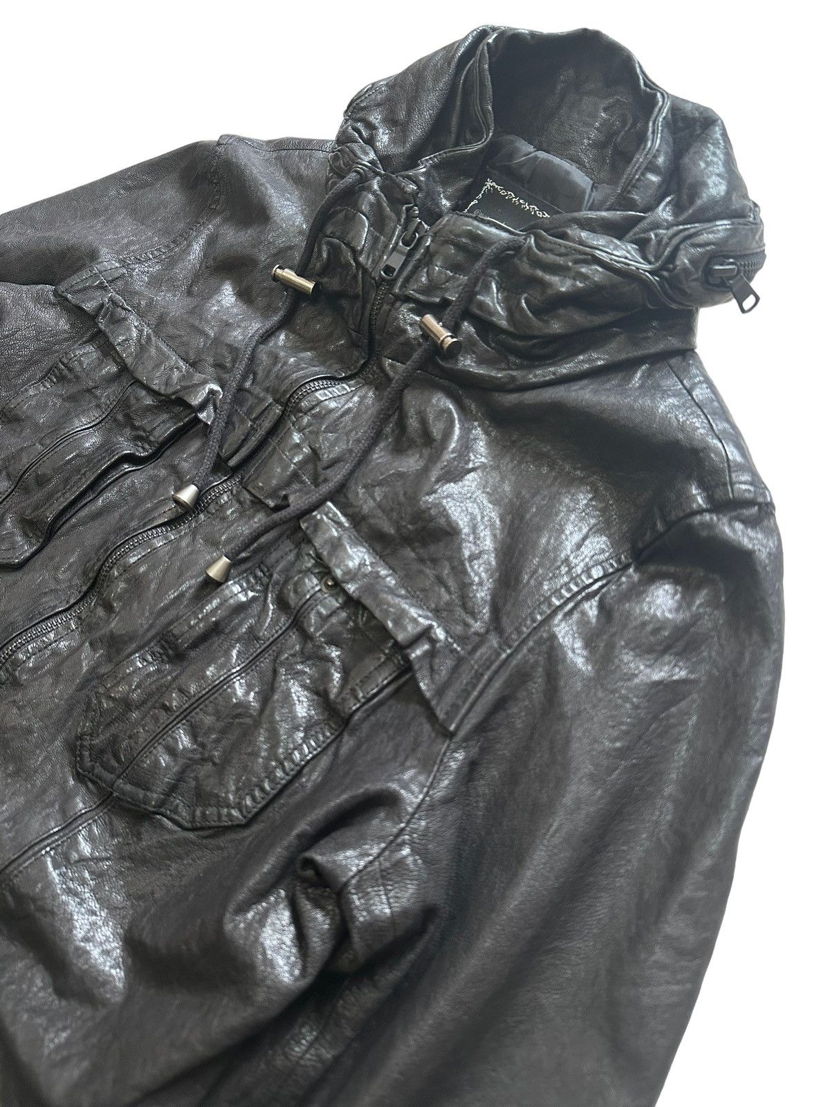 If Six Was Nine RARE ‼️ Custom Culture Goatskin Leather Jacket Size US S / EU 44-46 / 1 - 2 Thumbnail