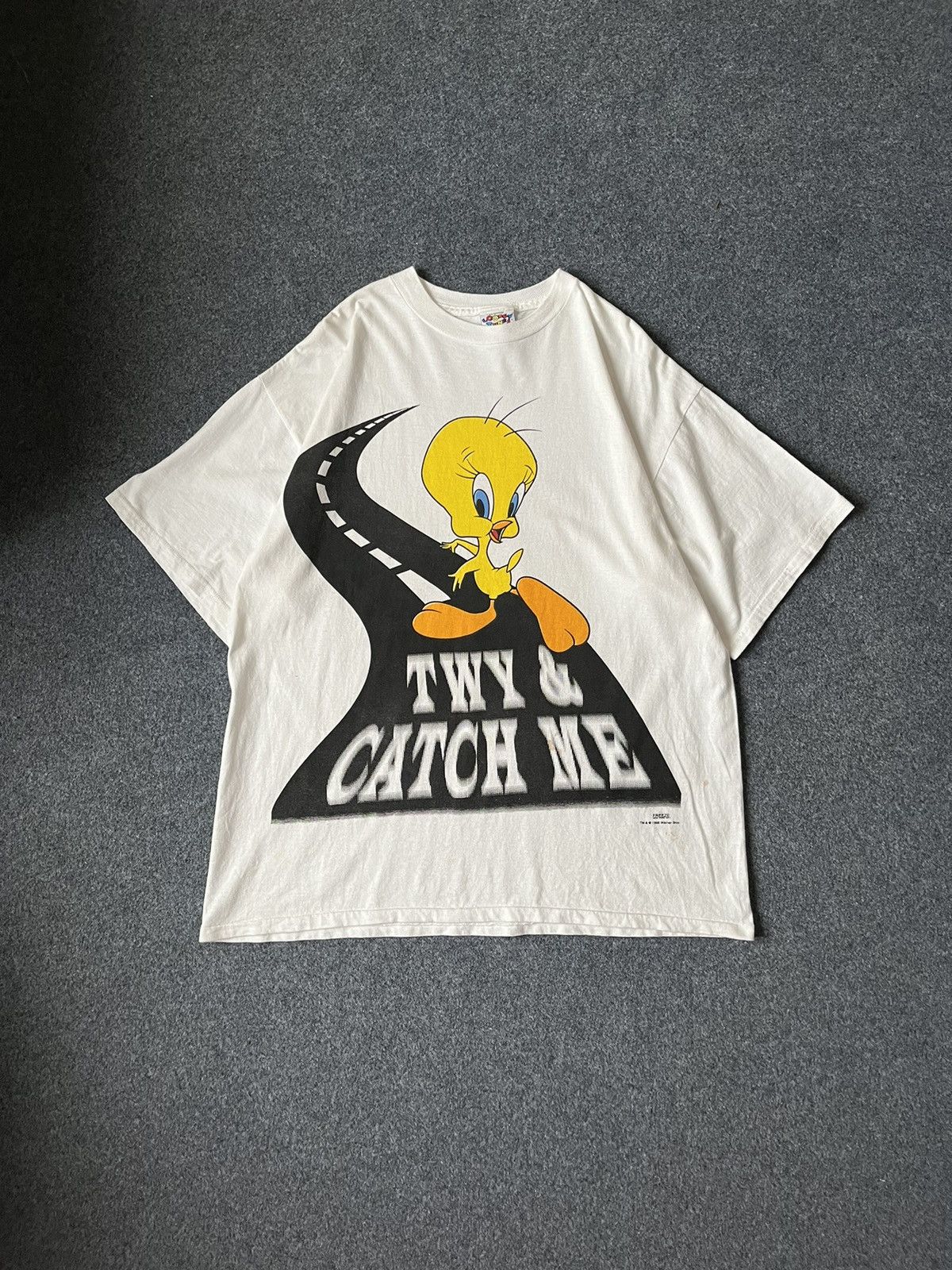 Vintage Looney Tunes Piolin Vintage 90s Size US XL / EU 56 / 4 - 1 Thumbnail
