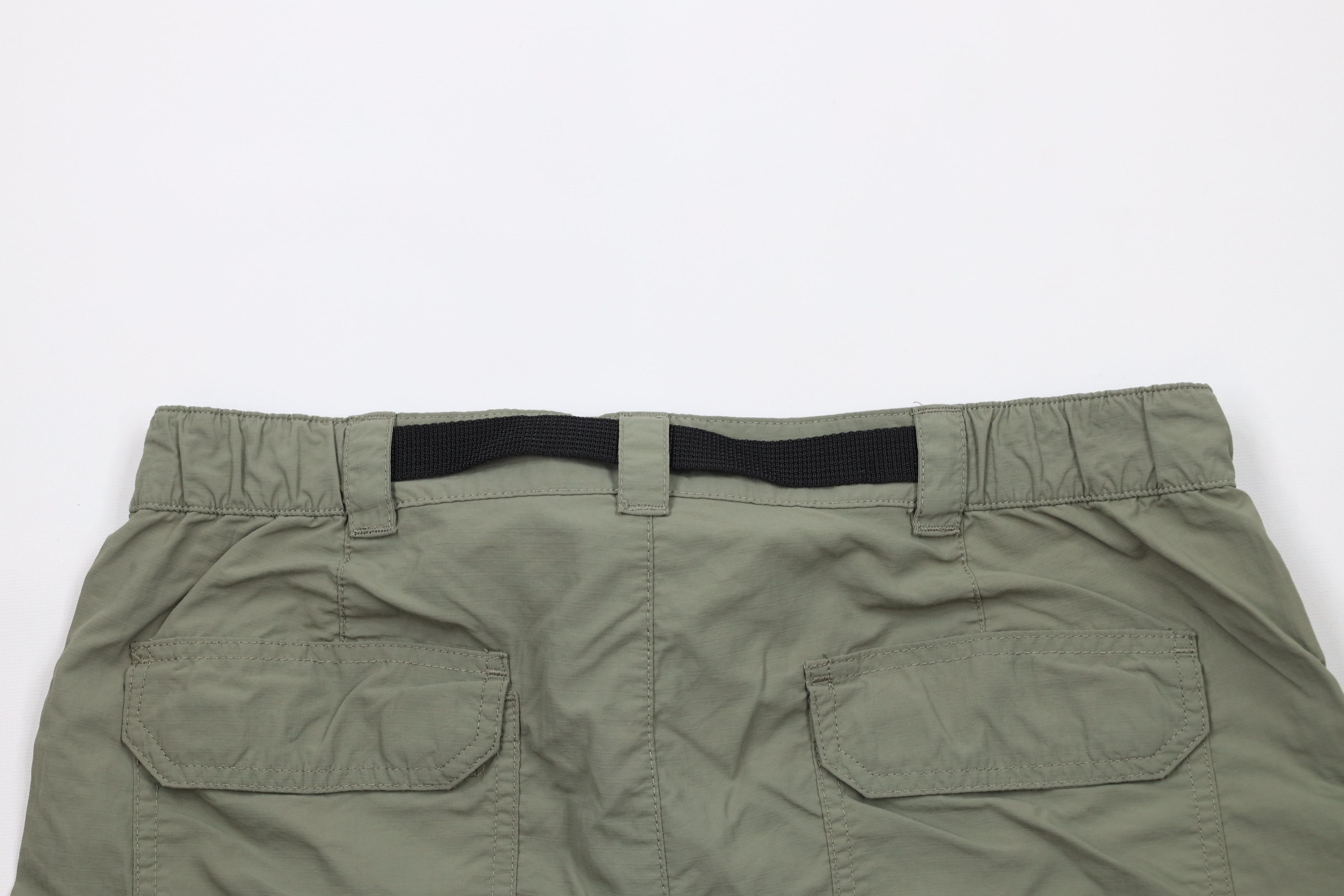 Vintage Vintage 90s Y2K Streetwear Above Knee Cargo Shorts Green Size US 34 / EU 50 - 9 Thumbnail
