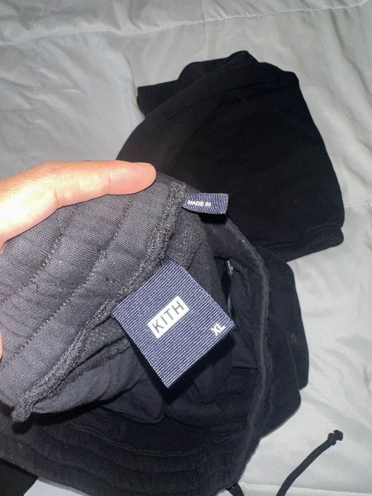 Designer × Kith KITH BLACK SWEATPANTS Size US 34 / EU 50 - 3 Thumbnail