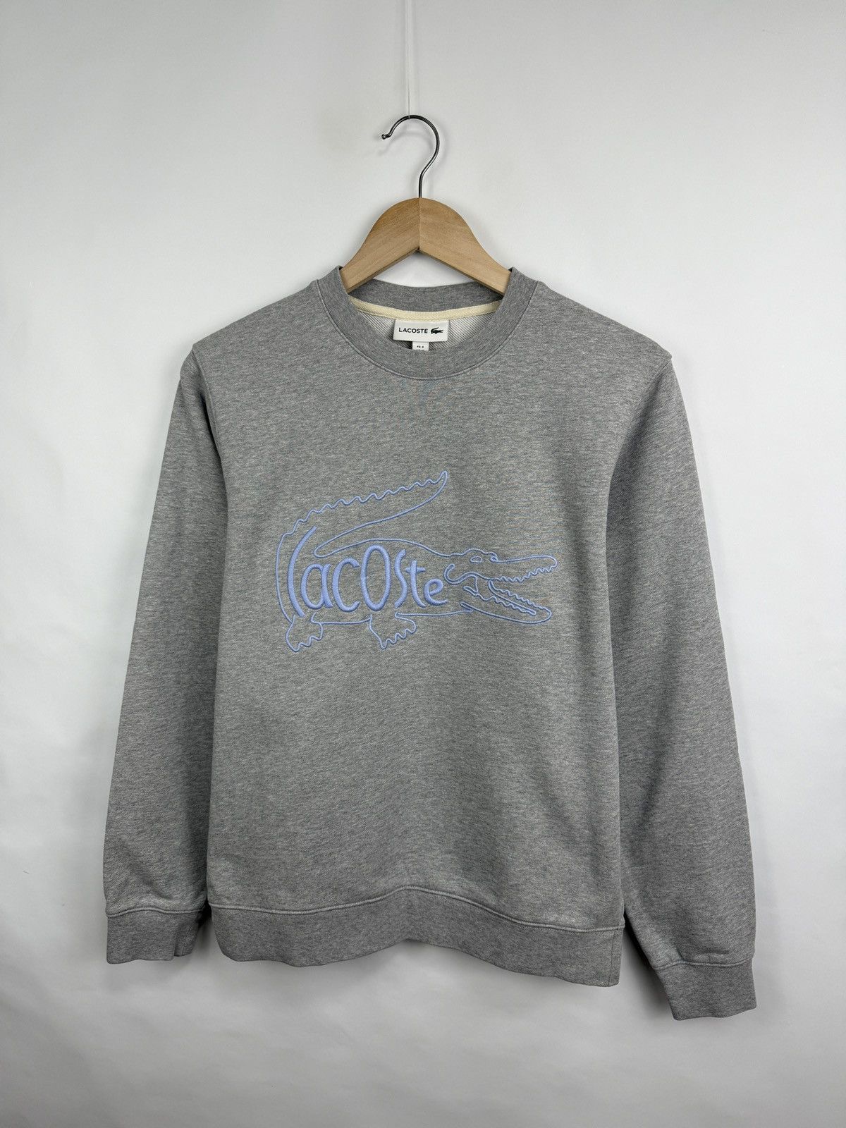 Lacoste 🇫🇷 Lacoste Embroidered Crocodile Sweatshirt College Style Y2K Size US M / EU 48-50 / 2 - 8 Thumbnail