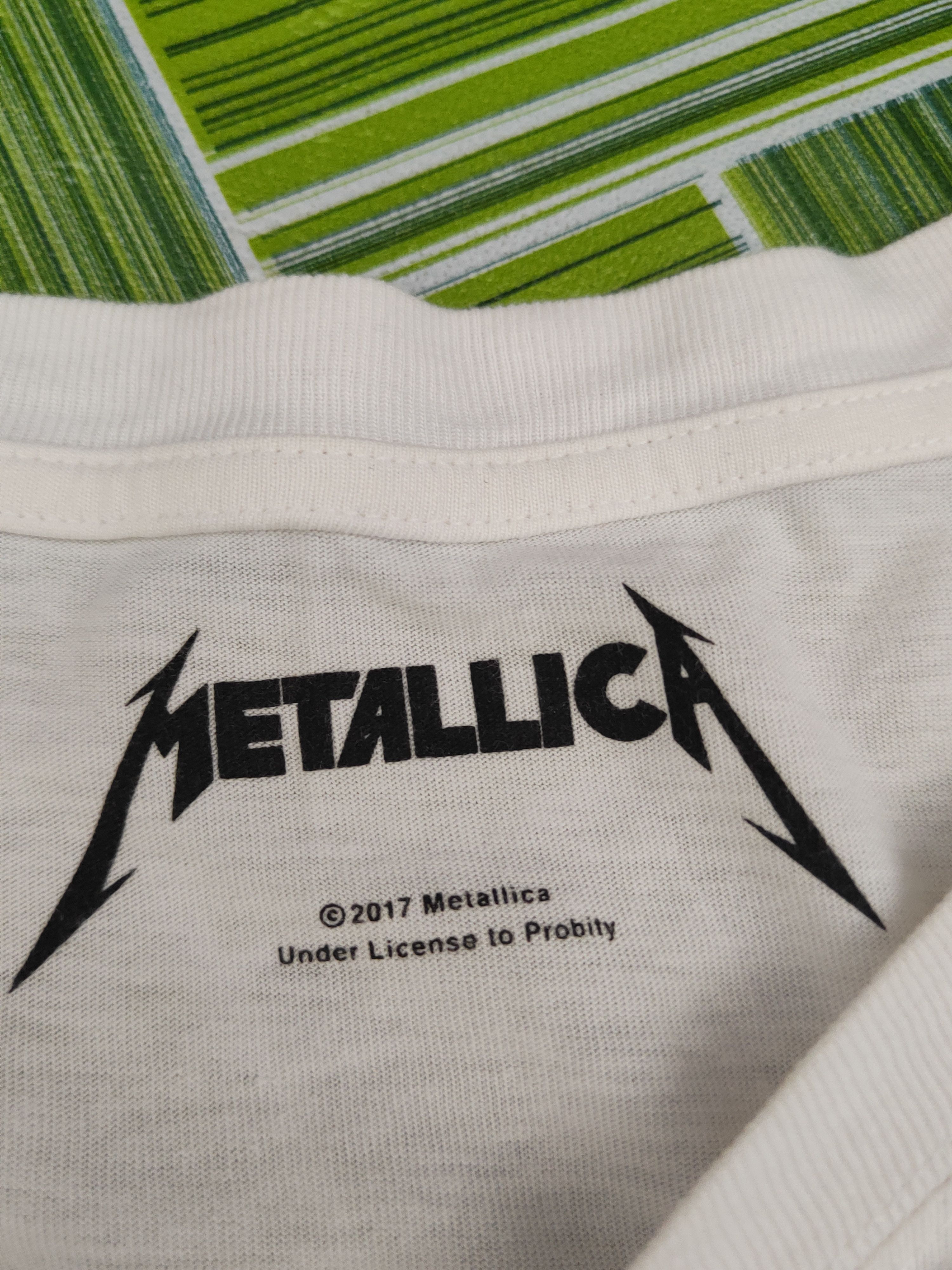 Metallica Metallica White Short Sleeve T-shirts #S2874 Size US L / EU 52-54 / 3 - 13 Thumbnail