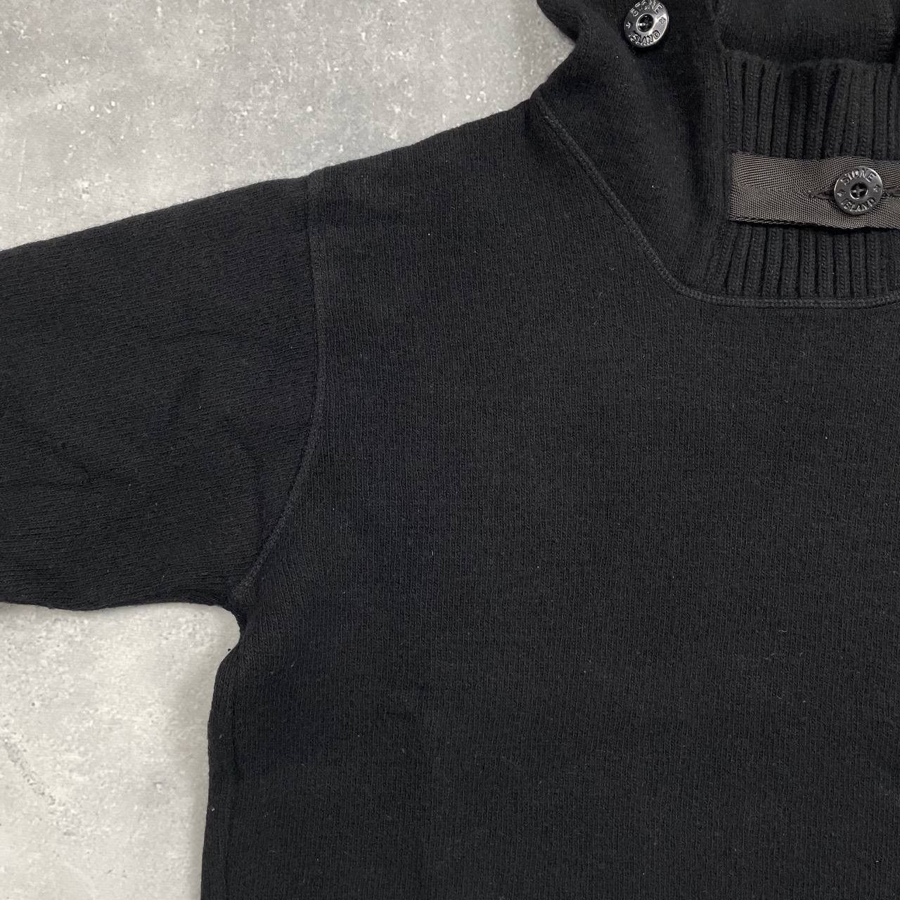 Stone Island Vintage Stone Island A/W 2002 Knitted Hooded Sweater M/L Size US M / EU 48-50 / 2 - 12 Thumbnail