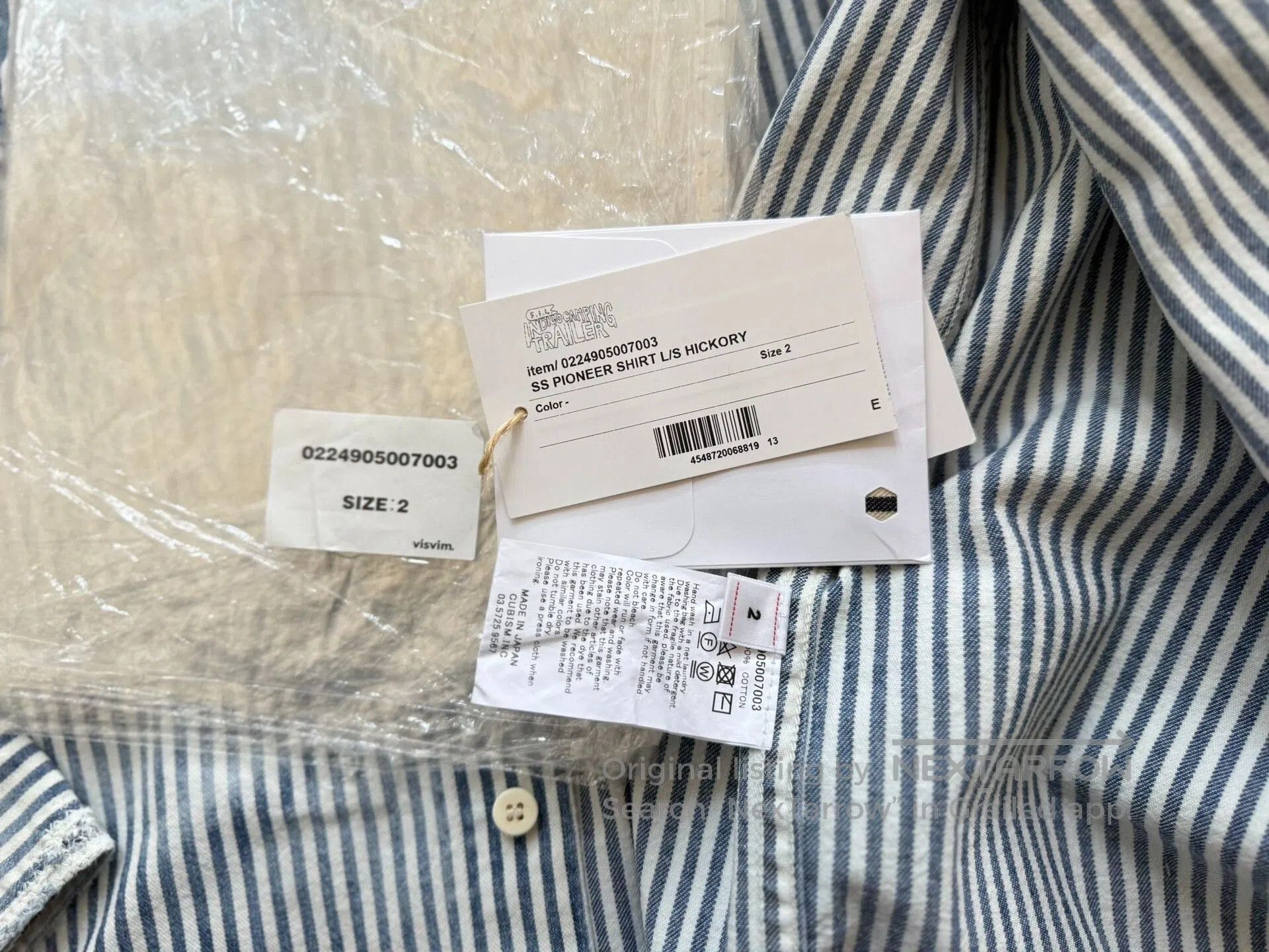 Visvim visvim long sleeve hickory shirt. Size US M / EU 48-50 / 2 - 9 Thumbnail
