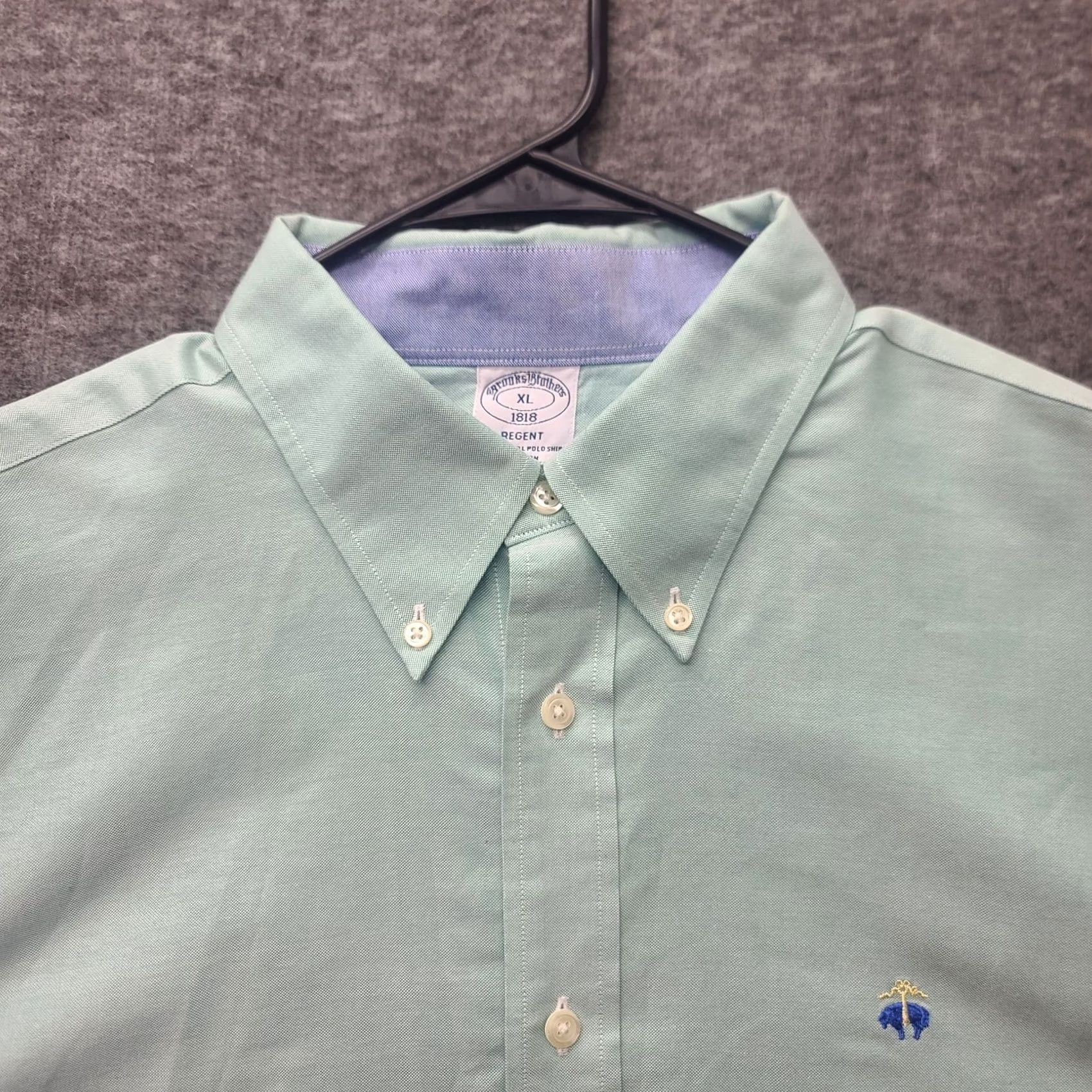 Brooks Brothers Brooks Brothers Shirt Mens XL Regent Fit Long Sleeve Button-Up Collared Casual Dress 1818 Classic Size US XL / EU 56 / 4 - 7 Thumbnail