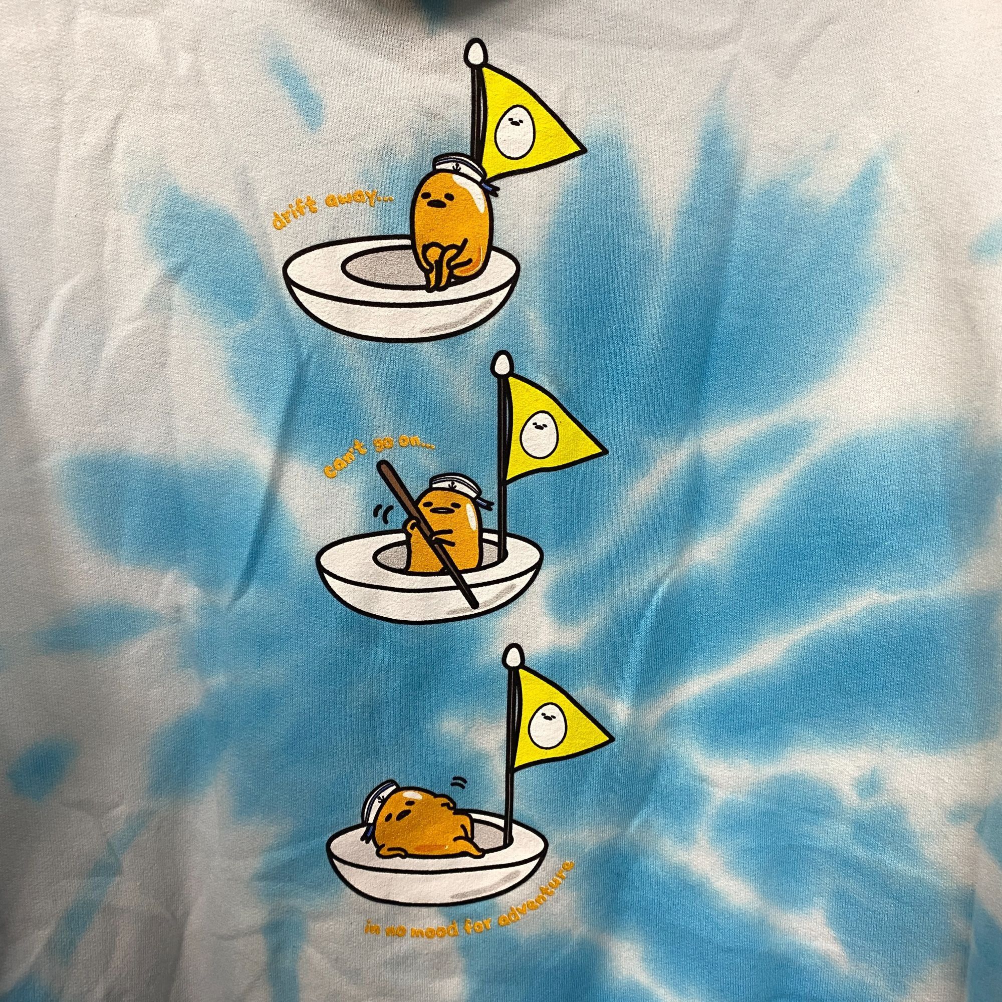 Other Gudetama the lazy egg Boat Adventure Sanrio Tie Dye Hoodie M Size US M / EU 48-50 / 2 - 2 Thumbnail