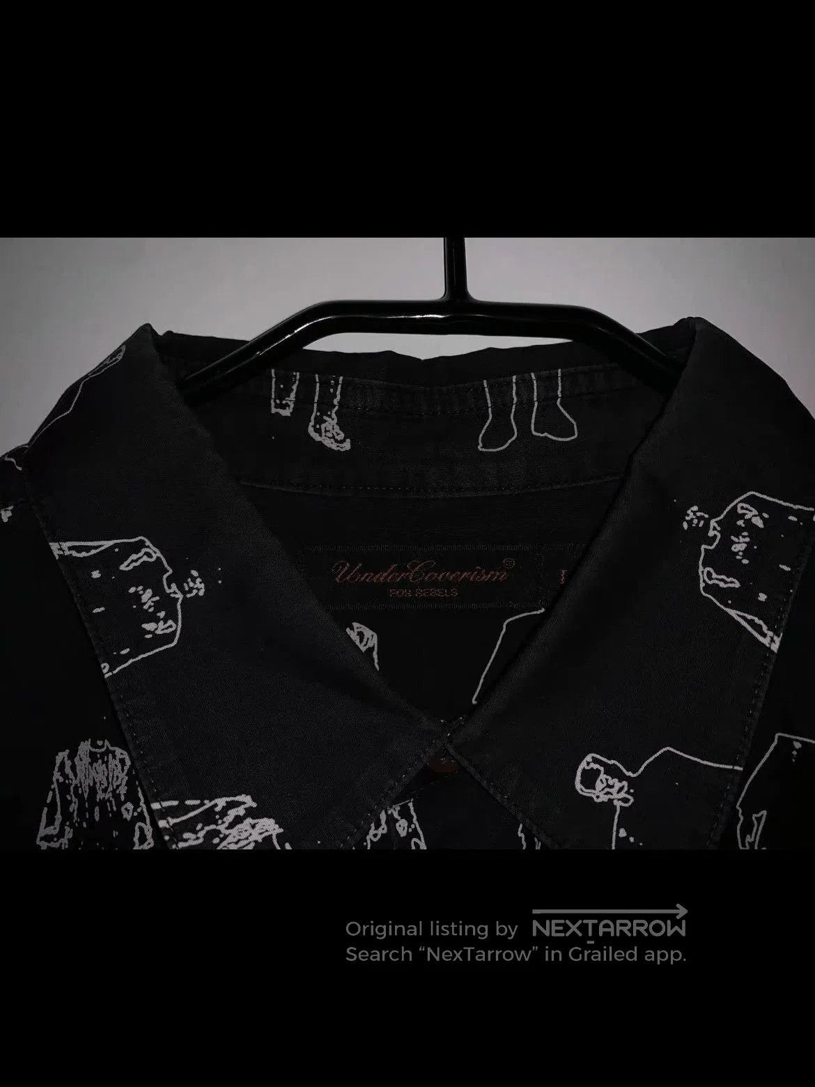 Undercover Undercover 02AW multi Figure Print black Shirt. Size US L / EU 52-54 / 3 - 3 Thumbnail