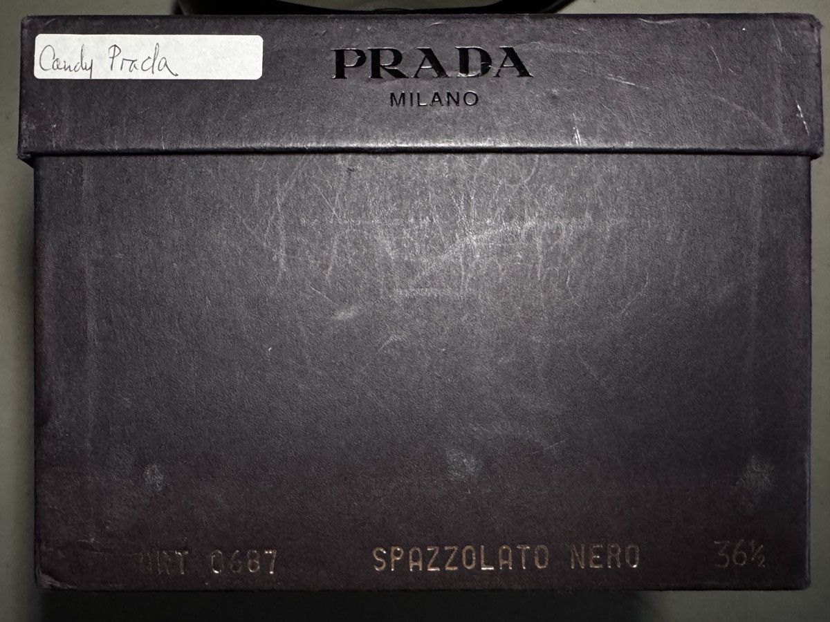 Prada Prada Spazzolato Nero Heels Size US 6.5 / IT 36.5 - 6 Thumbnail