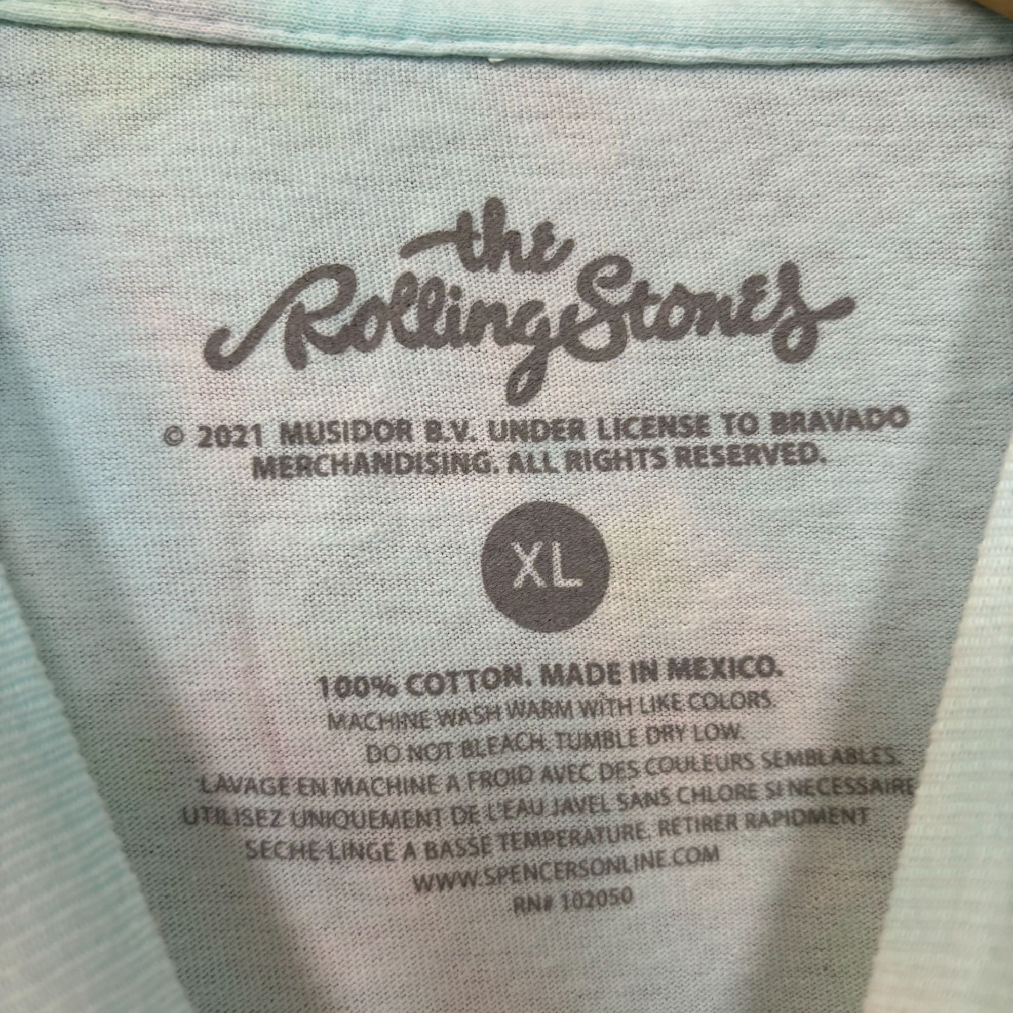 The Rolling Stones The Rolling Stones Hot Lips Pop Art Rock Pastel Tie Dye XL Size US XL / EU 56 / 4 - 4 Thumbnail